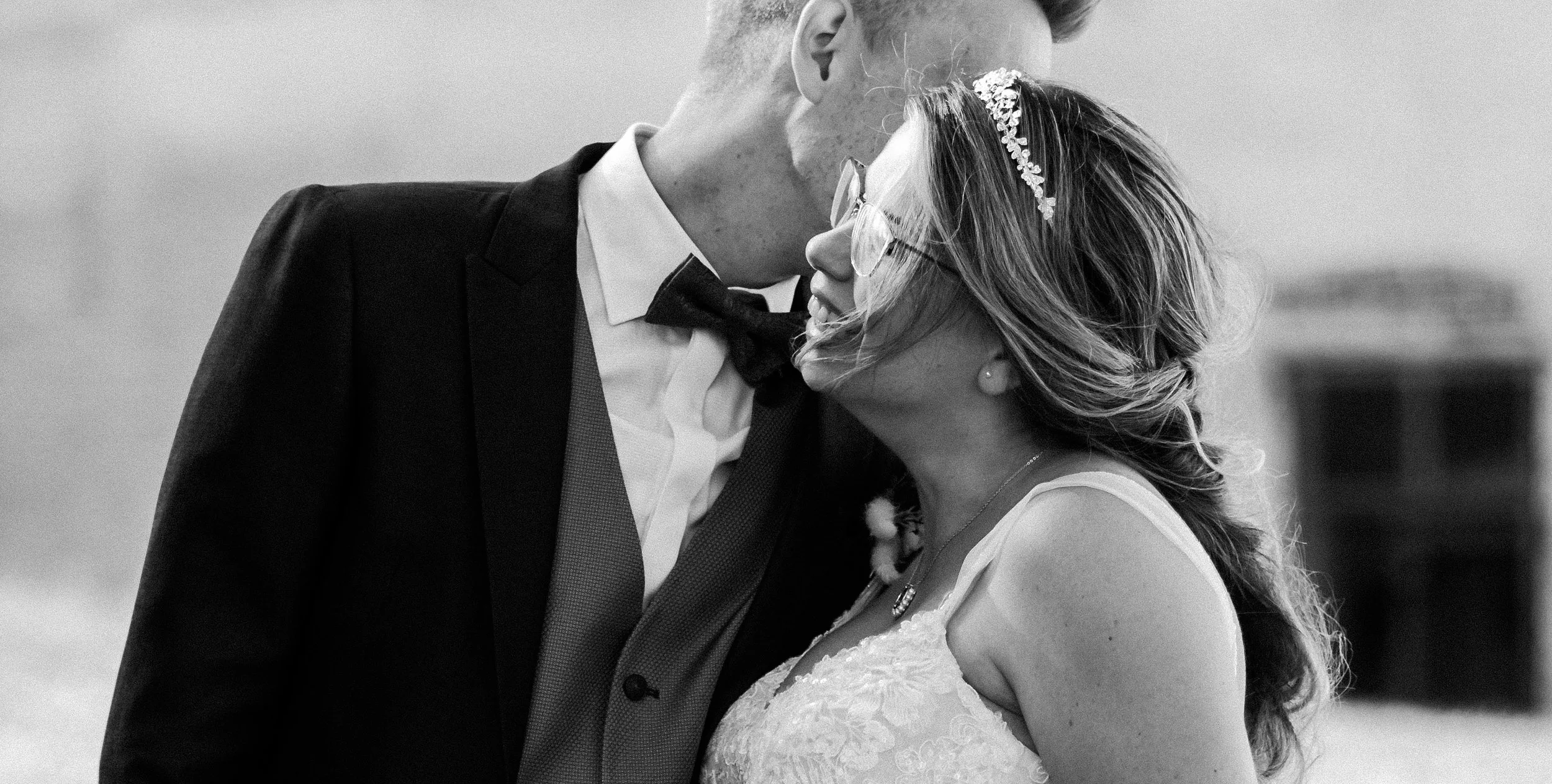 Hochzeitsfotografie schwarz weiß