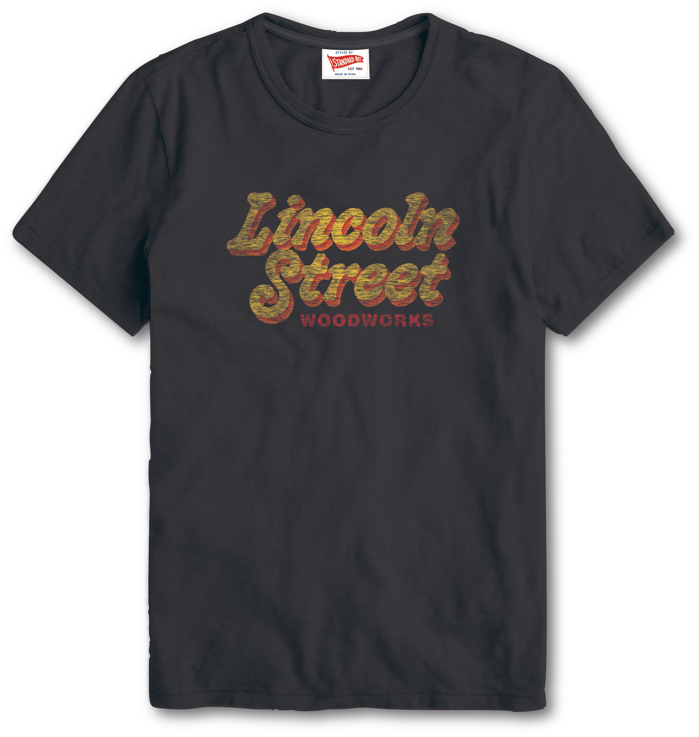 Limited Edition Black Lincoln St. Tee Shirt — Lincoln St. Woodworks