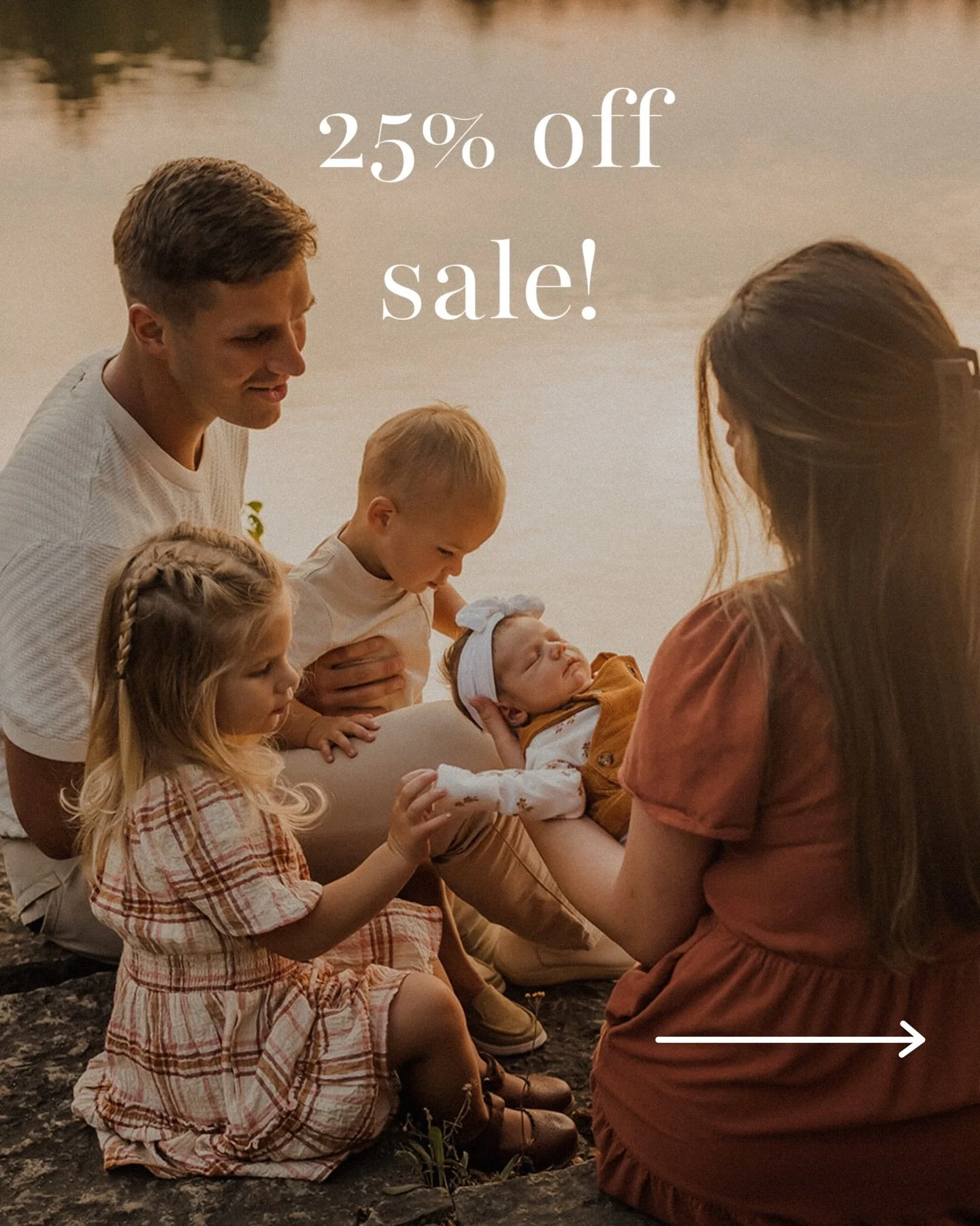 BIGGEST SALE OF THE YEAR: 25% off any session &mdash; only 10 slots available! Click link in bio to shop + save for your next session 🔗 can be purchased as a gift for someone else 🎁 *sale ends 11/30 11:59pm pacific time 

SHOP THE PHOTOGRAPHY SALE 