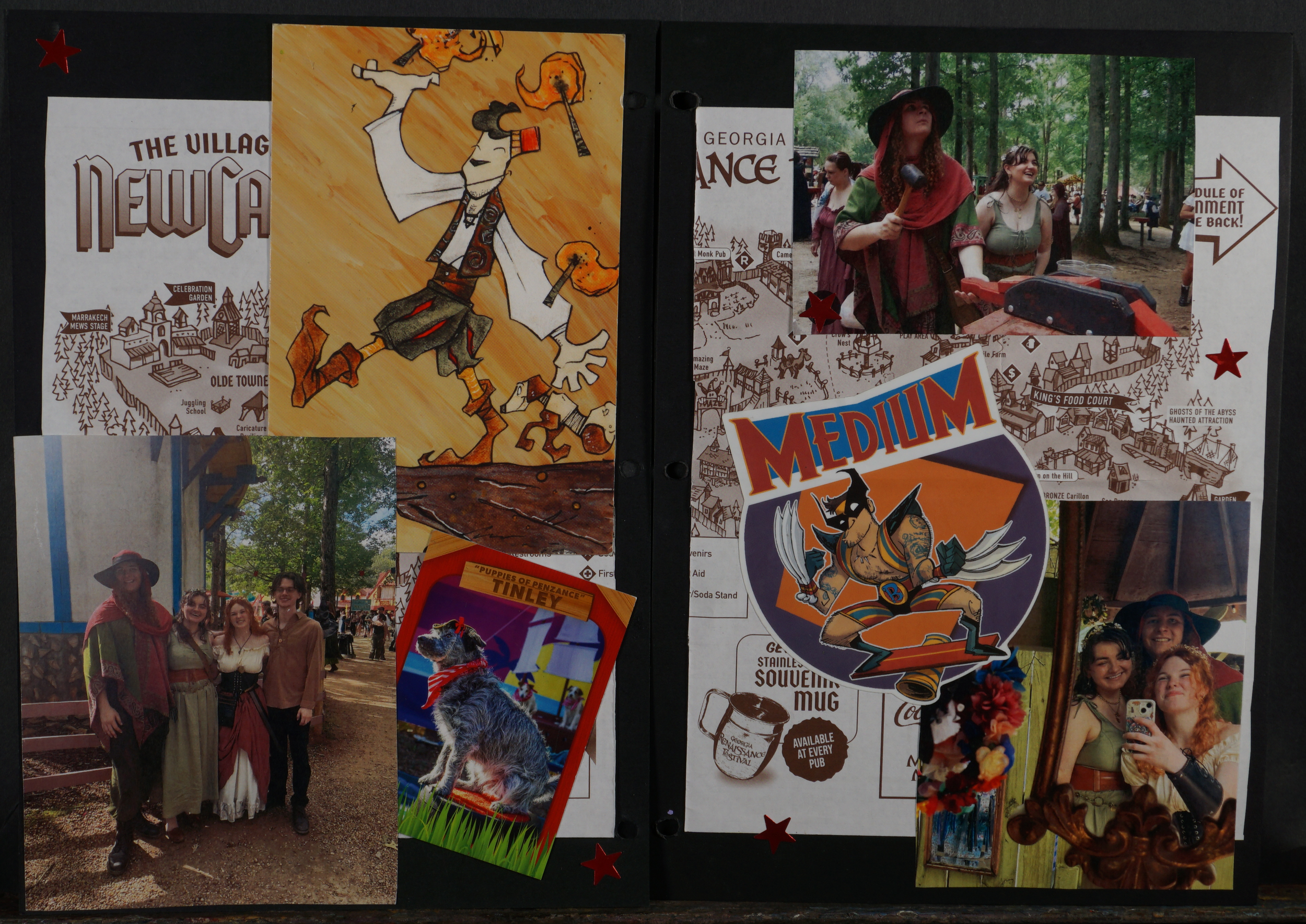 Renaissance Festival (2025 Scrapbook 14 & 15) - March 2025