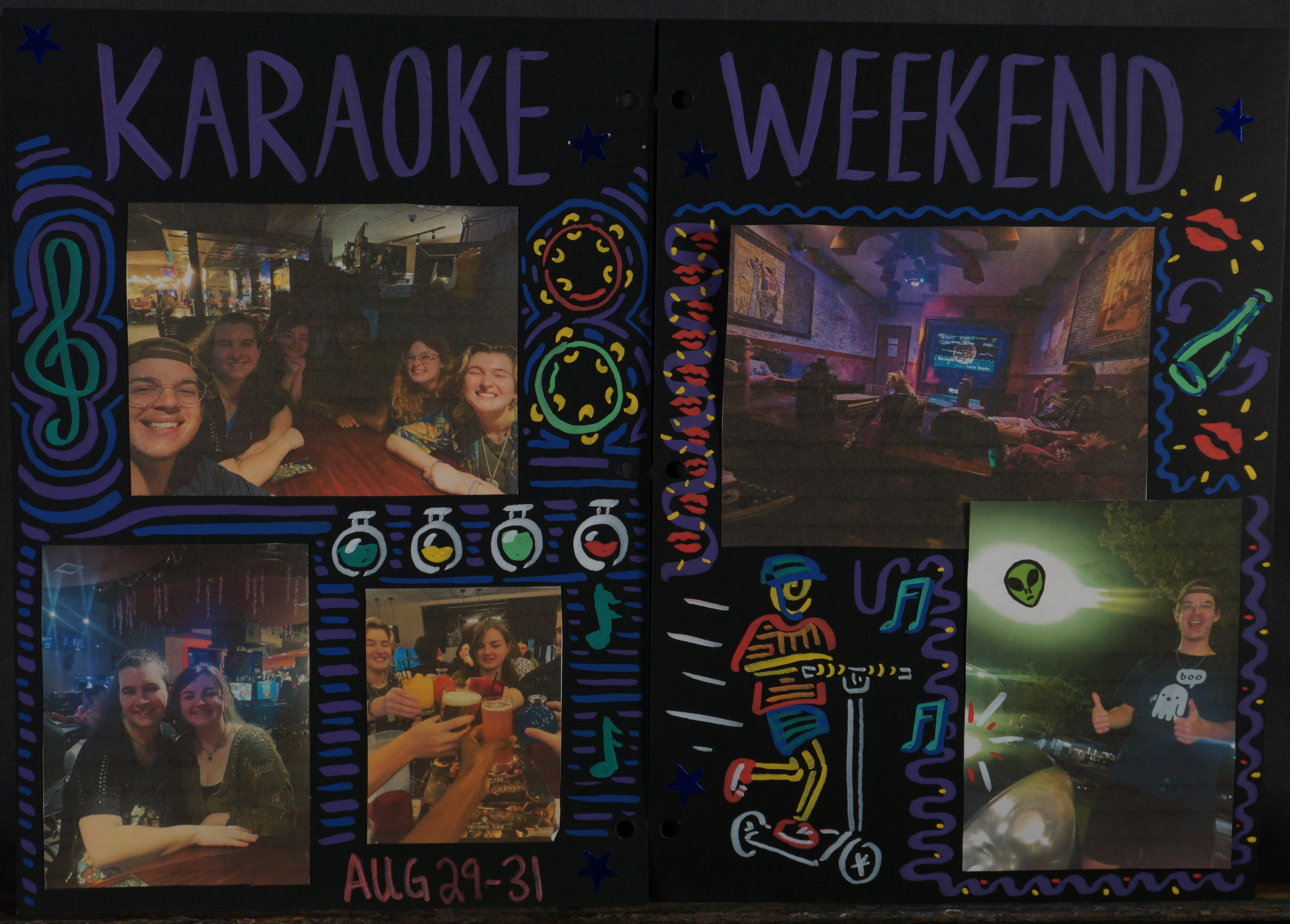 Karaoke Weekend (2025 Scrapbook 28 & 29) - September 2025