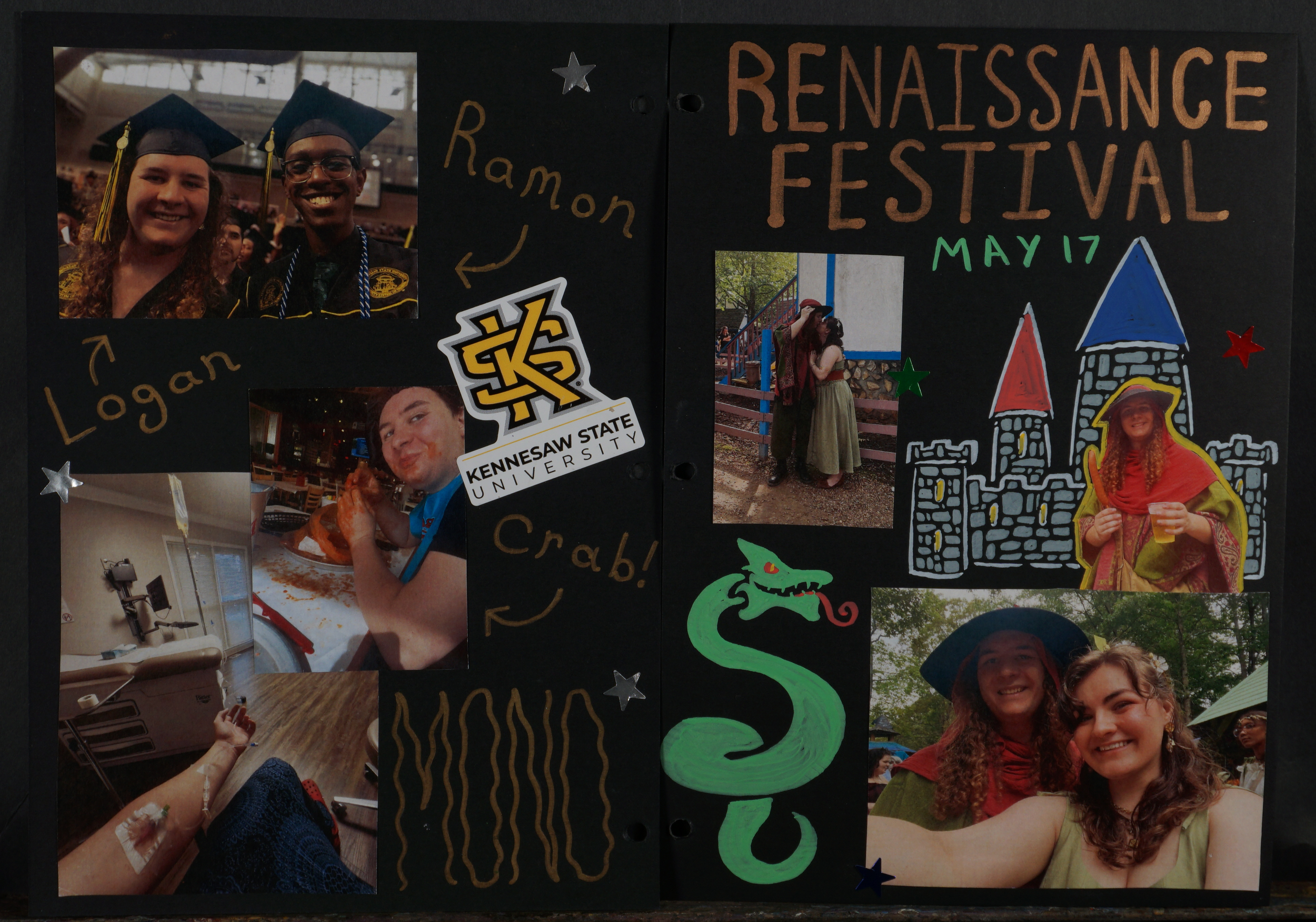 Logan's Graduation & Renaissance Festival (2025 Scrapbook 12 & 13) - June 2025