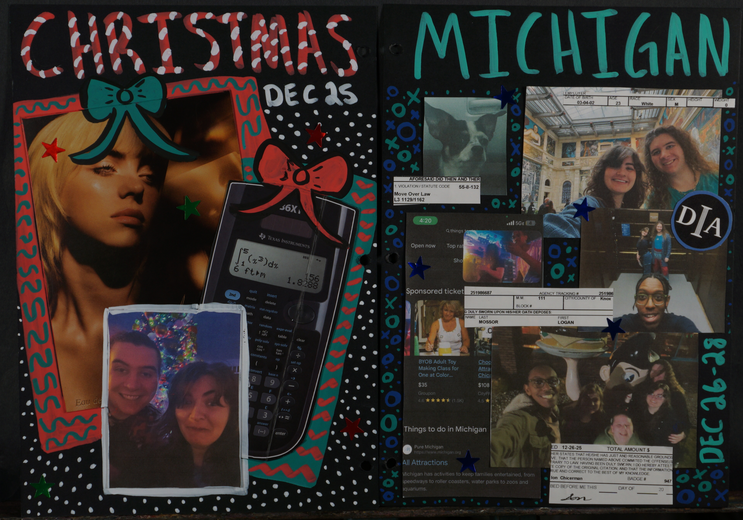 Christmas & Michigan (2025 Scrapbook 58 & 59) - January 2026