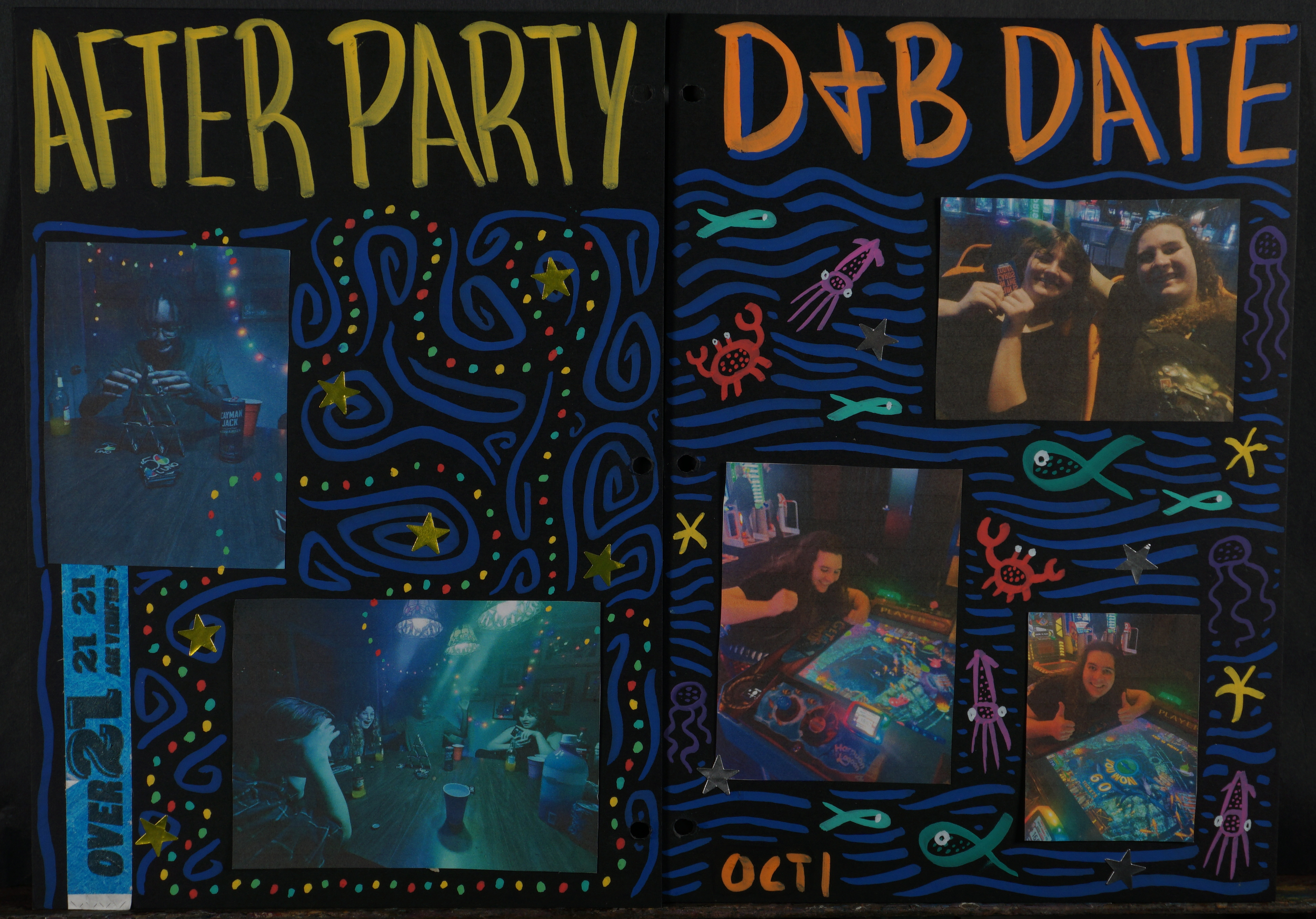After Party & D&B Date (2025 Scrapbook 42 & 43) - November 2025