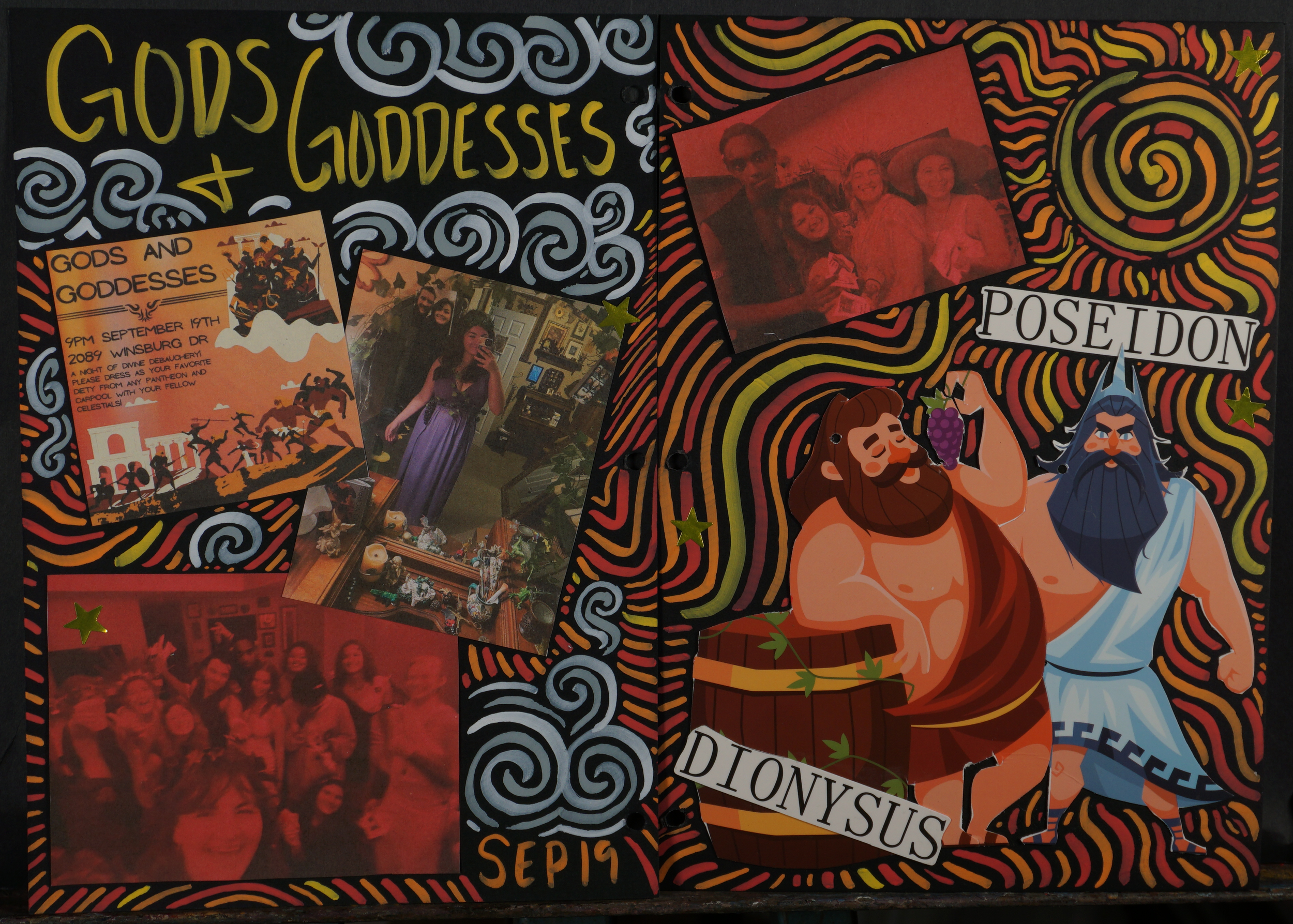 Gods & Goddesses (2025 Scrapbook 38 & 39) - October 2025