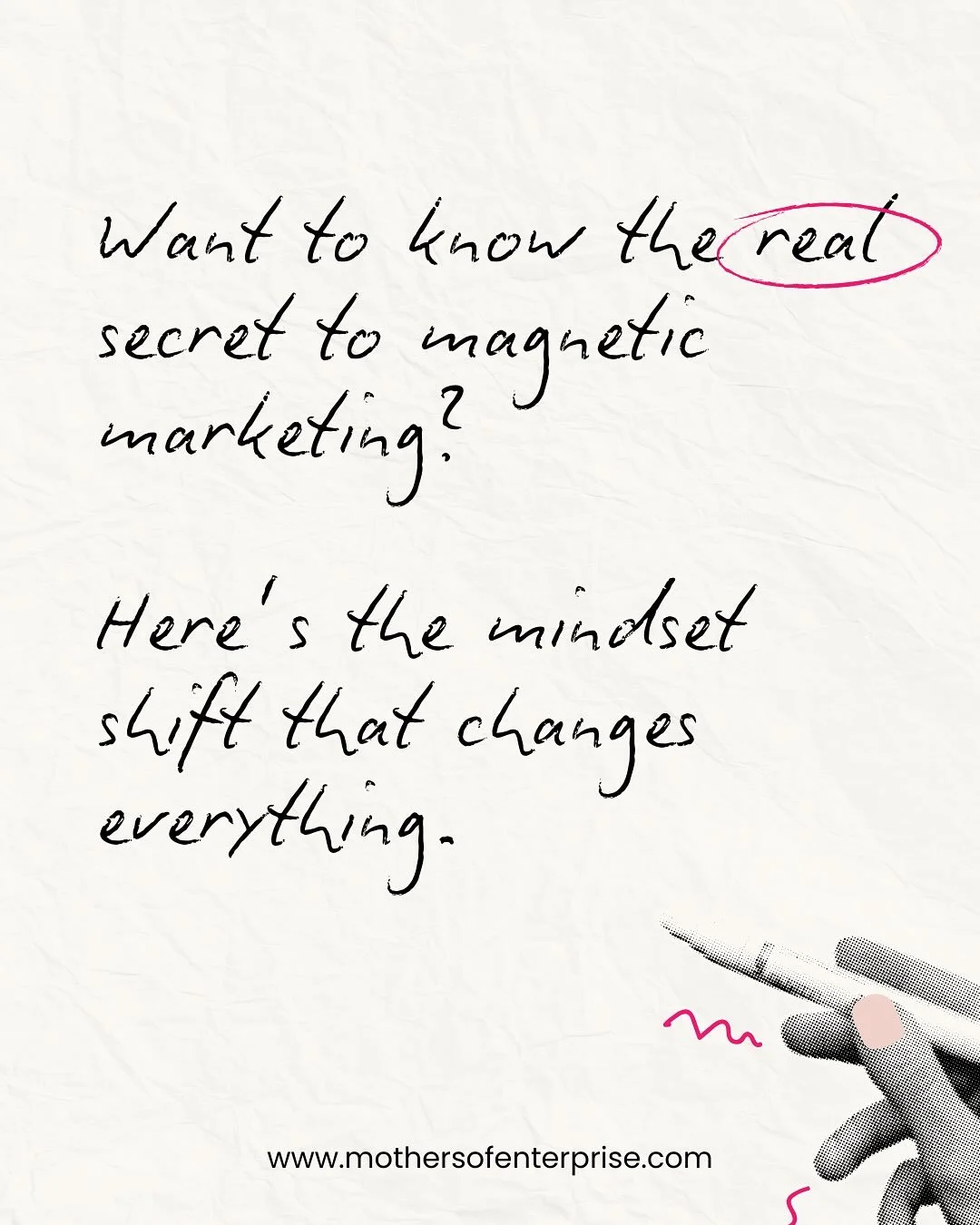 Here&rsquo;s the biggest marketing shift you&rsquo;ll ever make 👇

Stop proving and start showing.

You don&rsquo;t have to:
&rarr; Convince people you&rsquo;re worthy.
&rarr; Prove you deserve to be here.
&rarr; Earn validation through hustle.

You