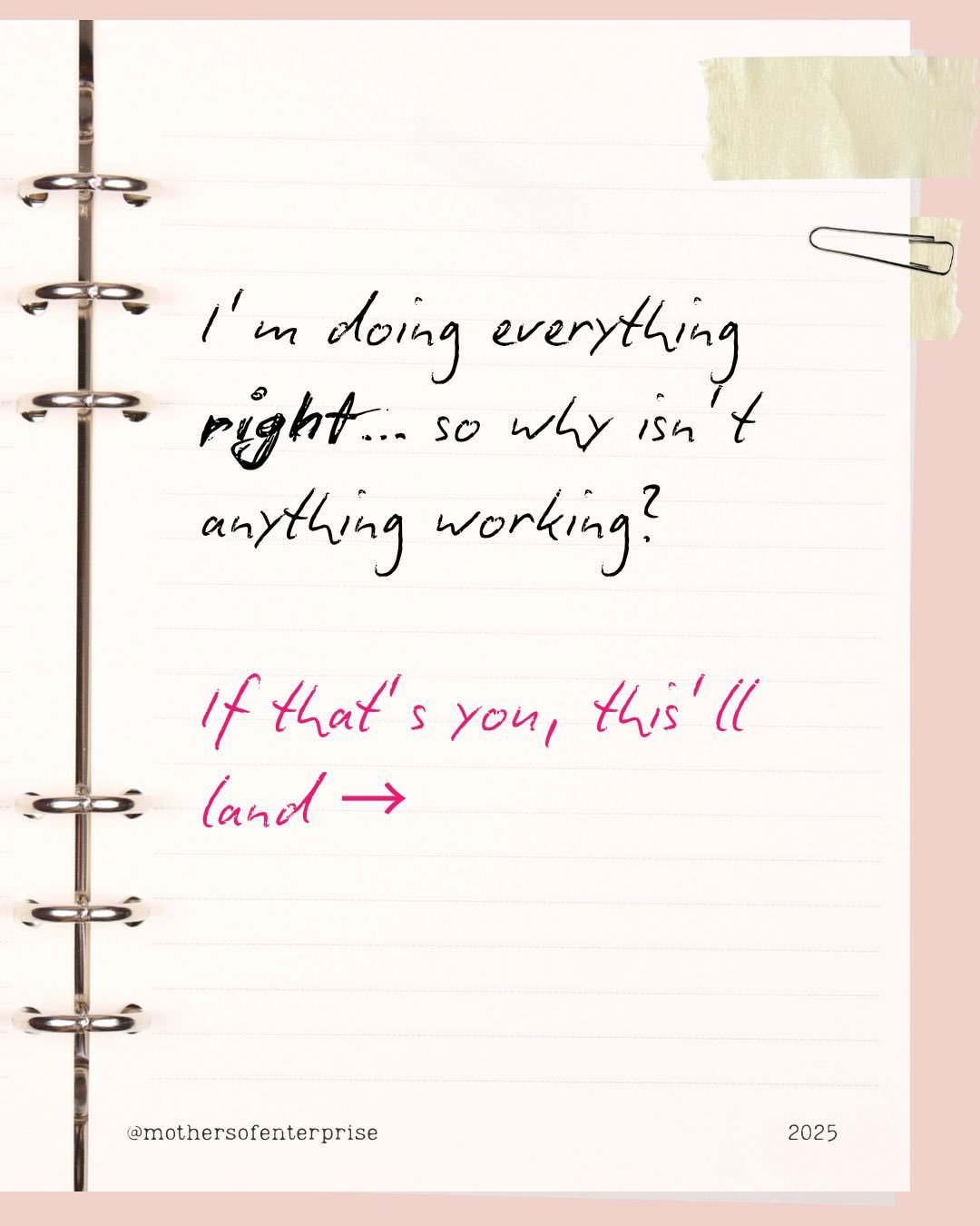 I was doing everything &ldquo;right&rdquo;&hellip; so why wasn&rsquo;t it working?

That question kept me stuck for years.

Because the problem wasn&rsquo;t my content, my offers, or my visibility.

It was my clarity and my belief.

In Episode 25, I 