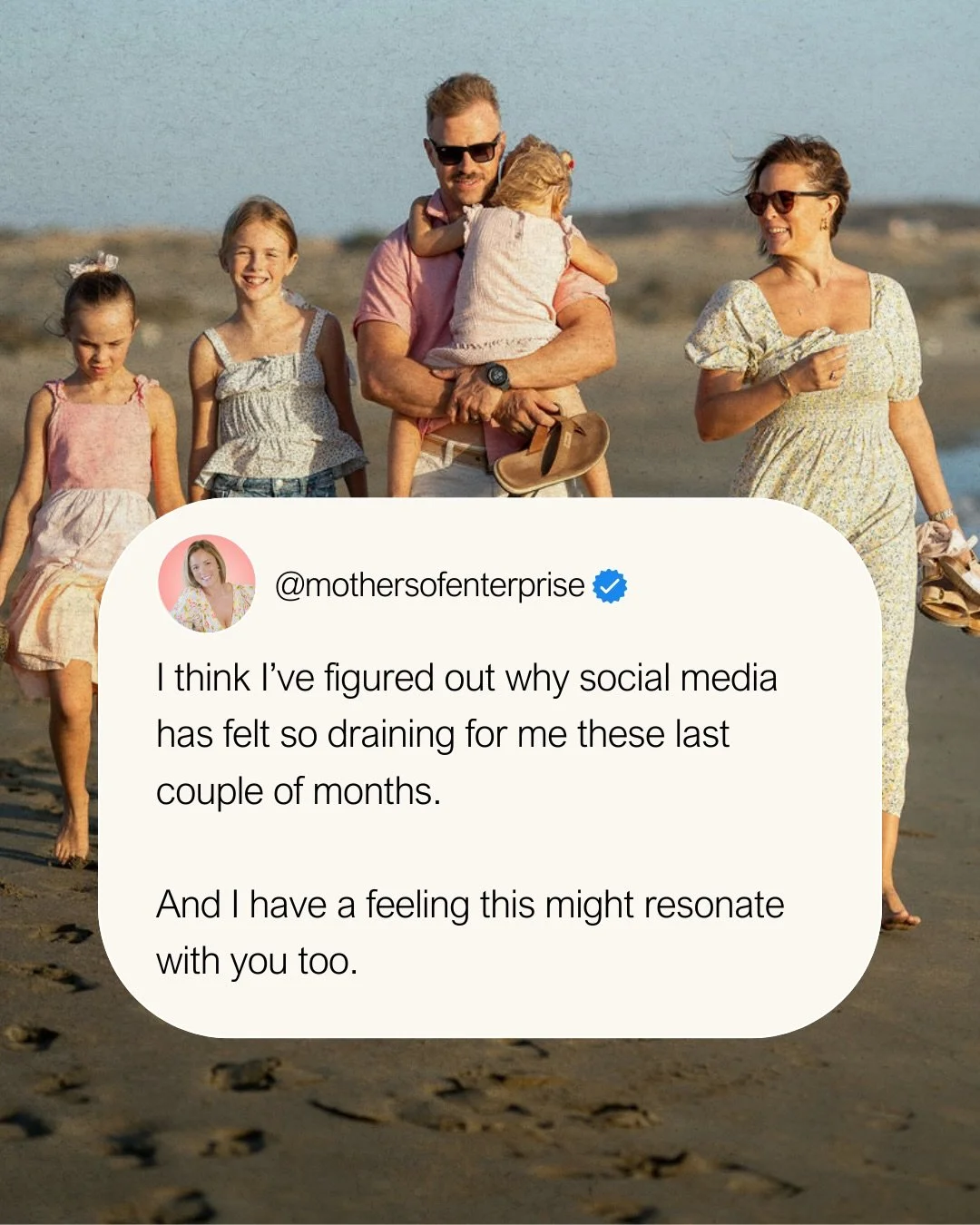 This feels like a quiet line in the sand for me.

This space is going to be about building businesses that serve our families, serve us, and serve our people. 

About sharing the real experience of growing something meaningful in the beautiful chaos 