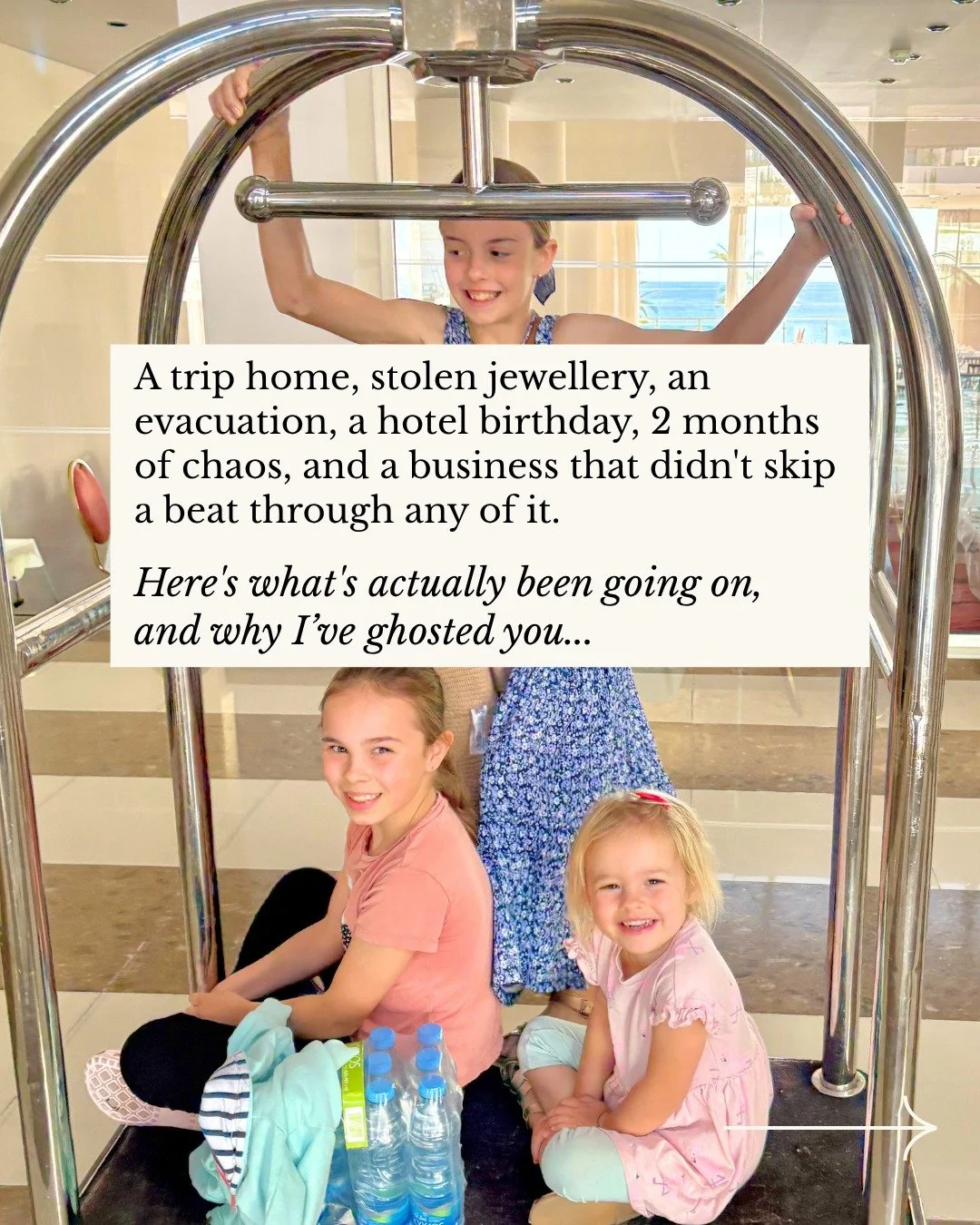 Two months of silence. 

Here's why.

Swipe to catch up on everything that's been happening behind the scenes, and why it's given me a whole new level of conviction for what I teach.

If you want to build a business that holds up when life doesn't go