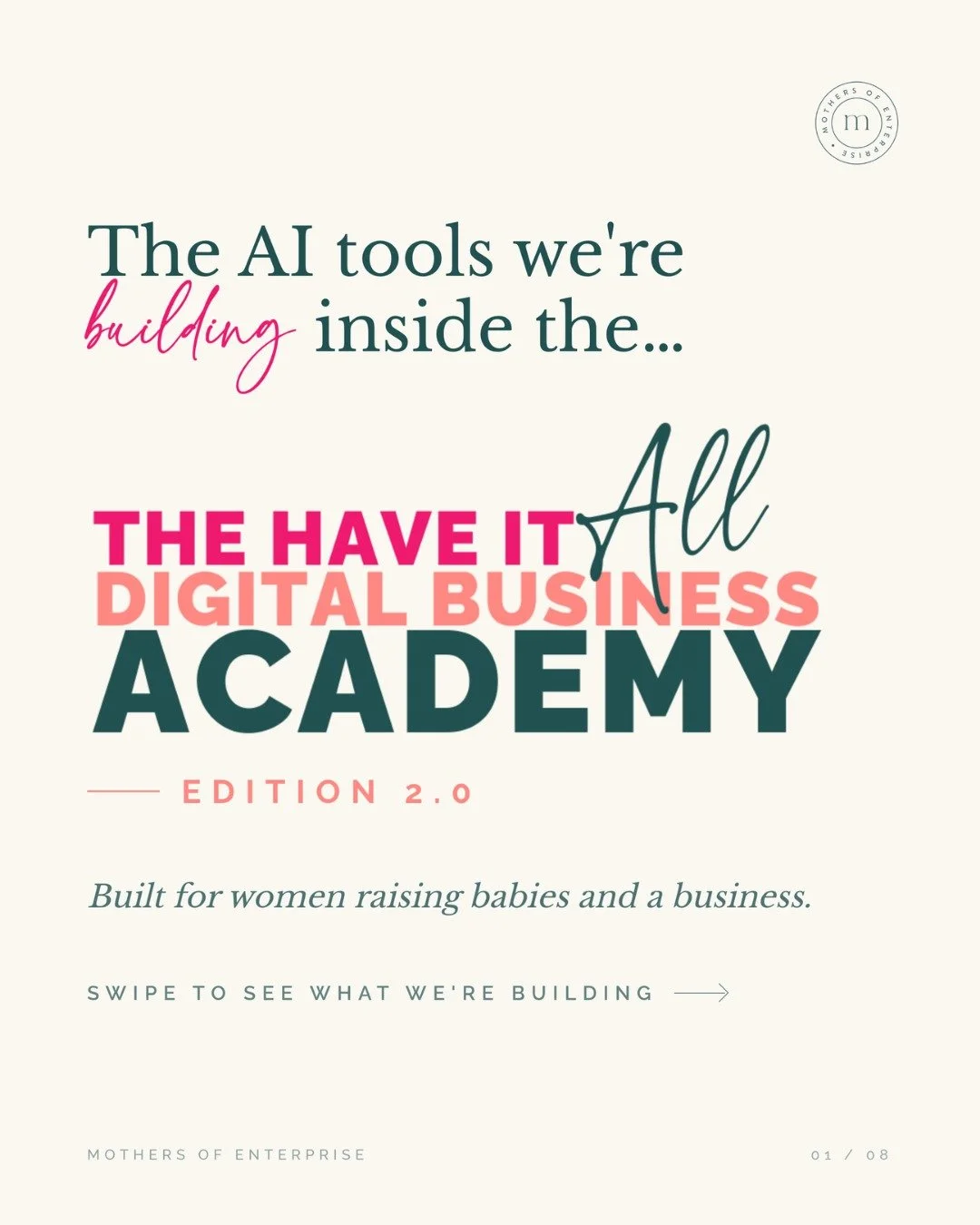 AI tools built inside the programme, with you. 

Not bought separately. 

Not bolted on as a bonus.

Built during the programme, as part of the experience, shaped by the women inside it.

Content Brief on Wakeup. 

Weekly Business Dashboard. 

Lead T