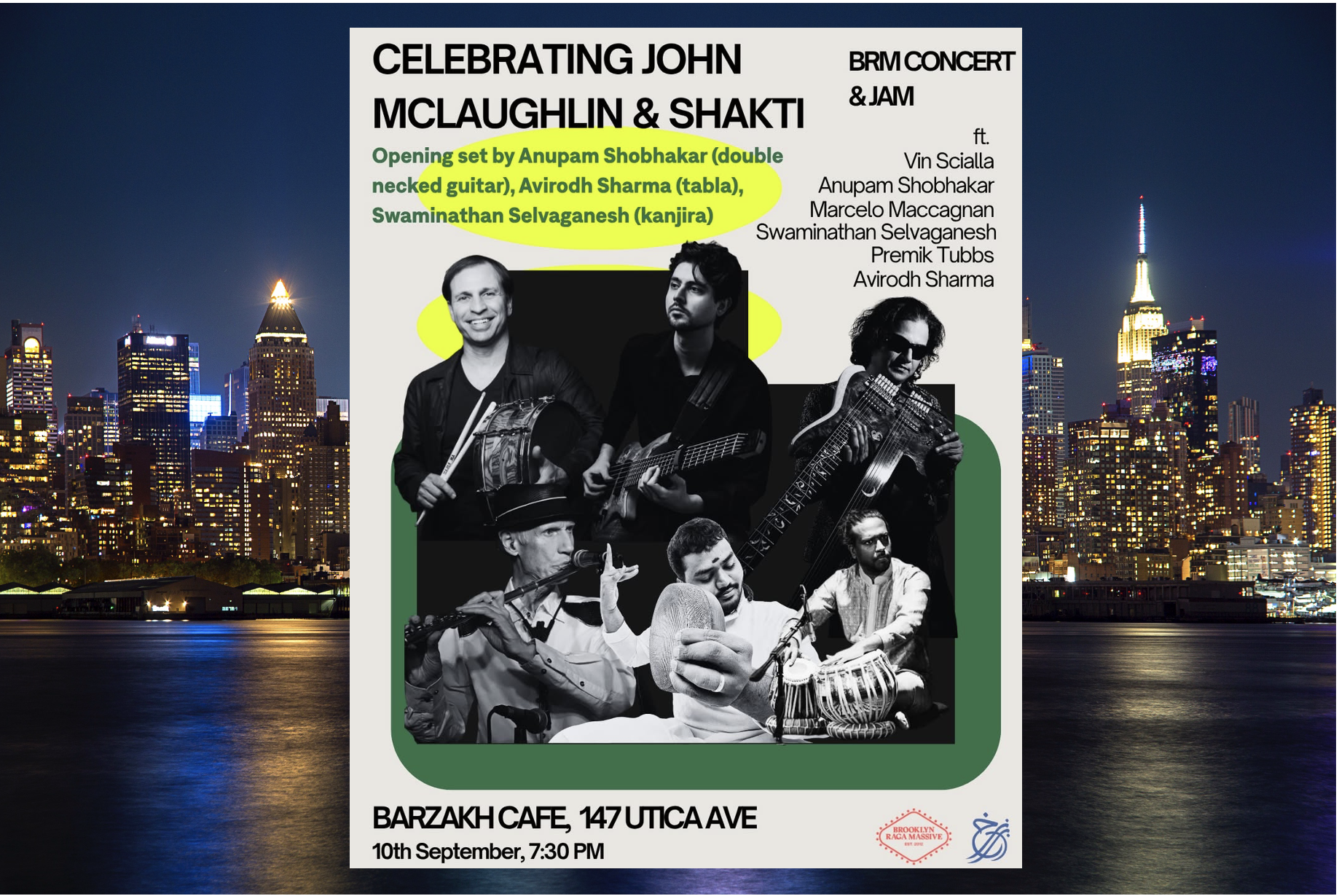 Premik Performs the Music of John McLaughlin with Brooklyn Raga Massive