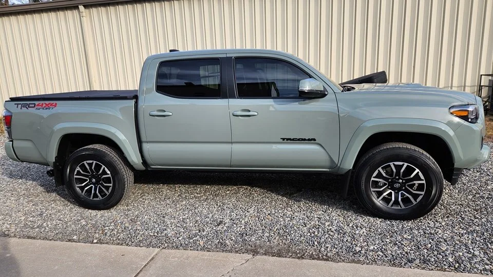 2023 Toyota Tacoma 
Tinted with SolarFX FXtreme2 nano-ceramic window film 
20% front doors
35% ws