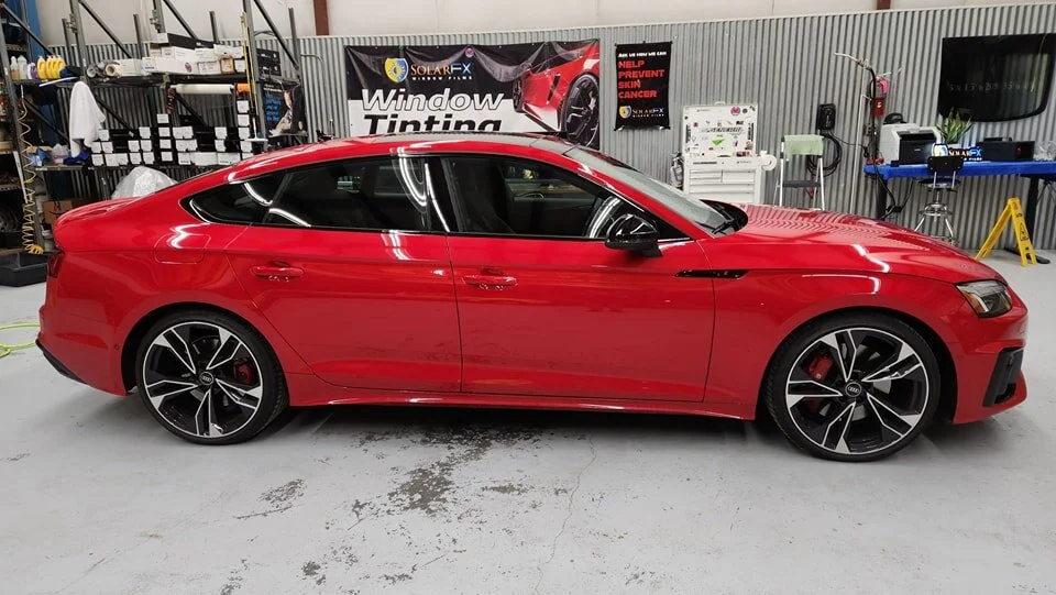 2023 Audi S5
Windows tinted with SolarFX FXtreme2 nano-ceramic window film 
20% sides &amp; rear 
Before and after:
