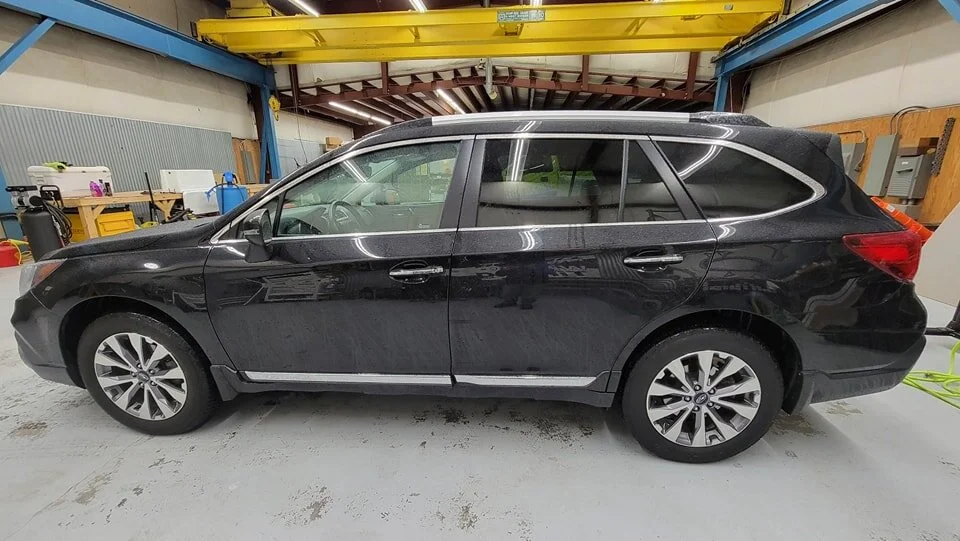 2018 Subaru Outback
Tinted with SolarFX CarbonFX window film 
35% on the front doors only
Before and after pics: