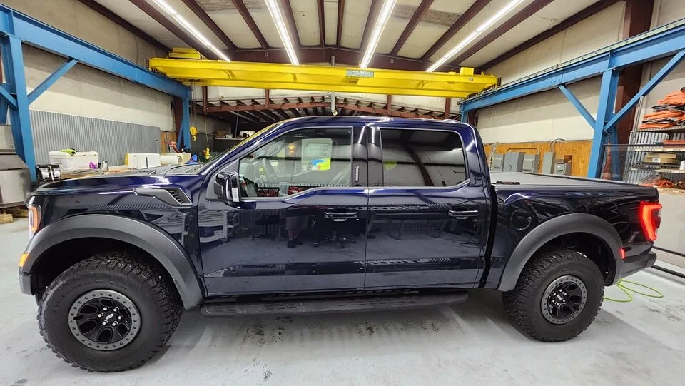 2022 Ford F-150 Raptor
Tinted with SolarFX FXtreme3 Nano-Ceramic Window Film 
20% front doors
20% over the factory rear dyed glass

Before and after: