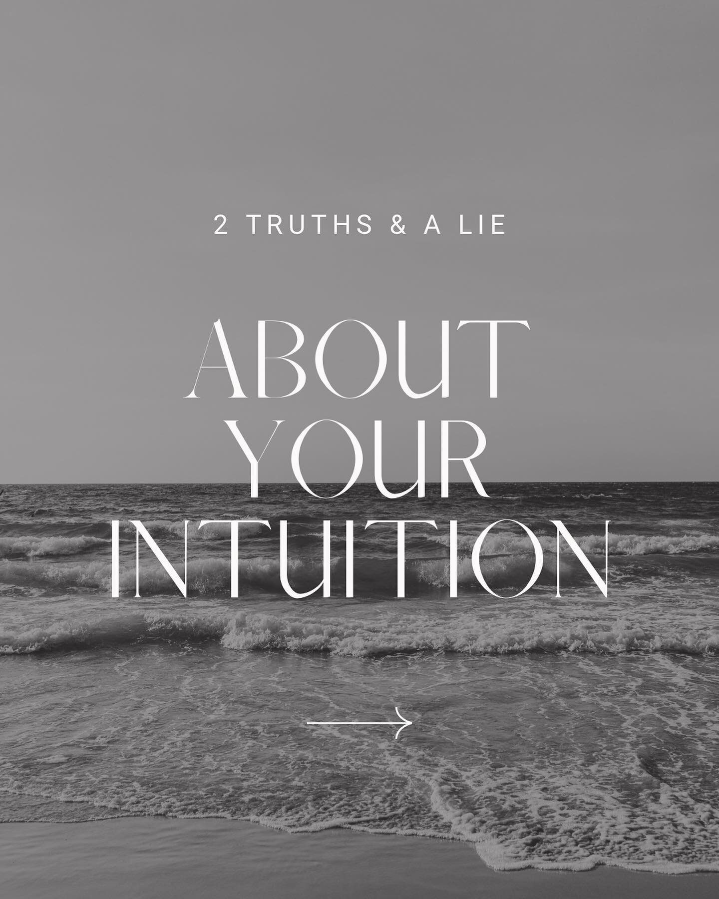 2022 was ALL about getting to know my intuition. 

The process was scary AF, but led to one of the most amazing discoveries I&rsquo;ve ever made about myself. 💃🏻

I used to be completely lost when it came to understanding my intuition.

It wasn&rsq