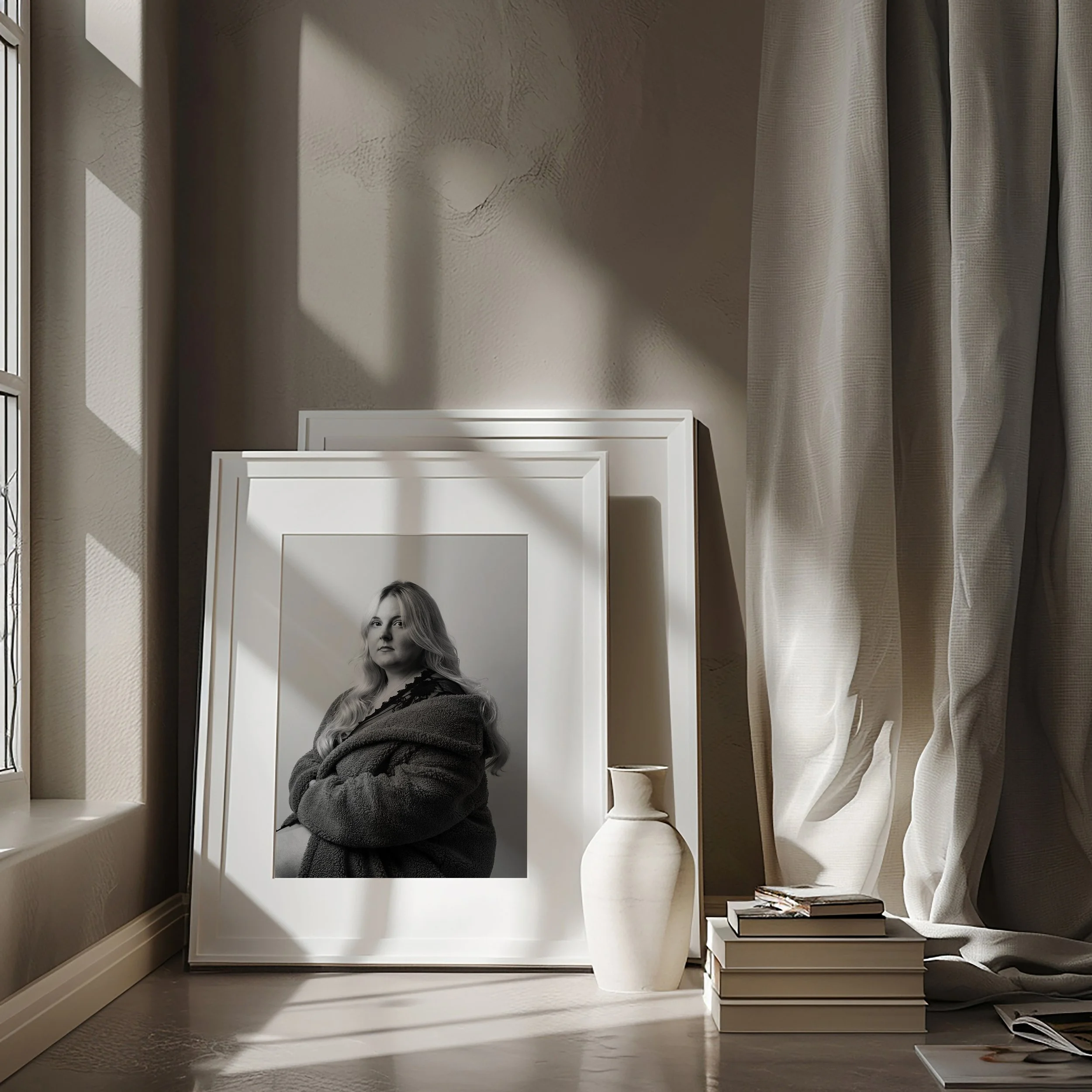 self love woman photo in a frame by a luxury photographer from plymouth devon