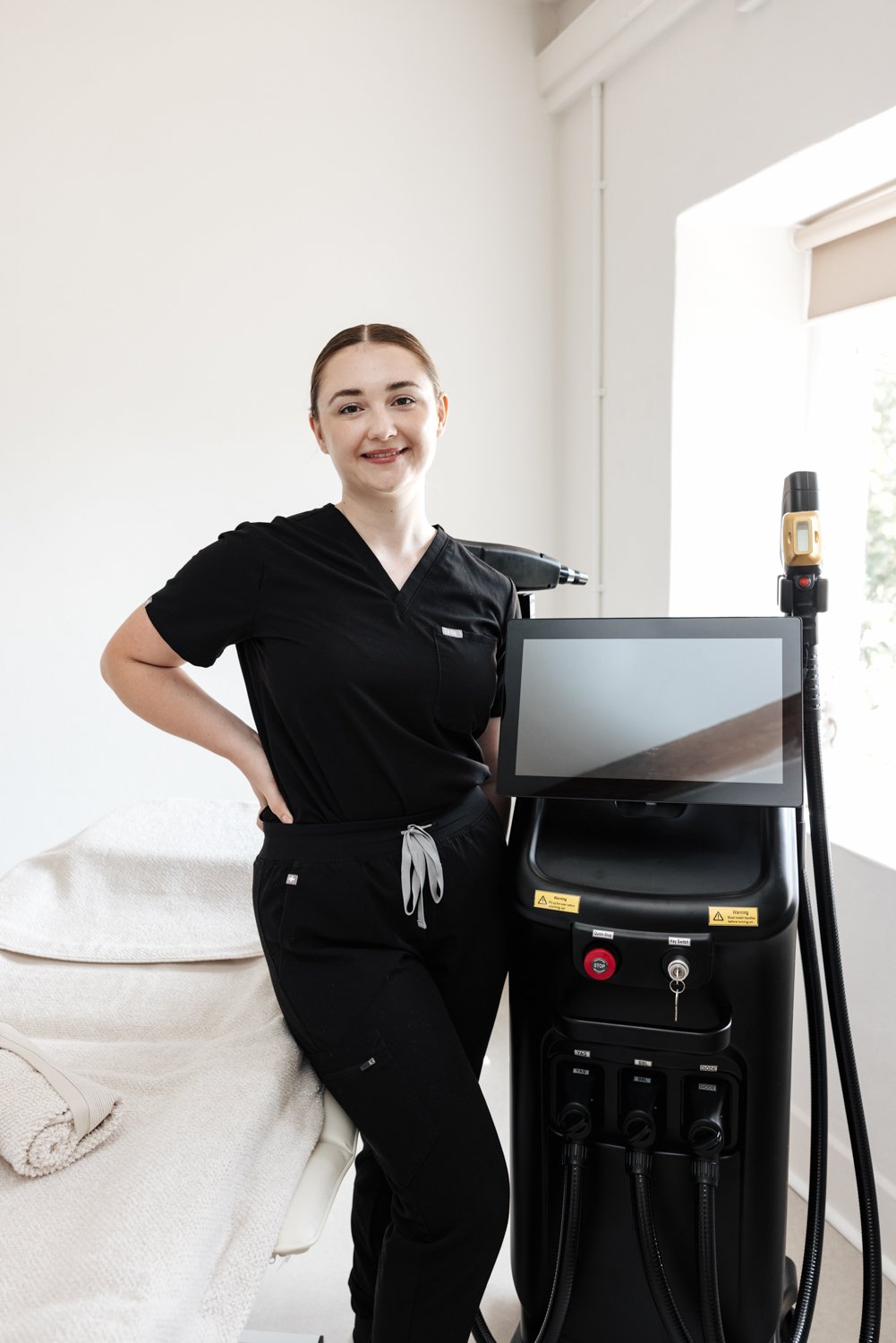 nuova aesthetics laser clinic business personal branding headshot photographer studio in Plymouth Devon UK