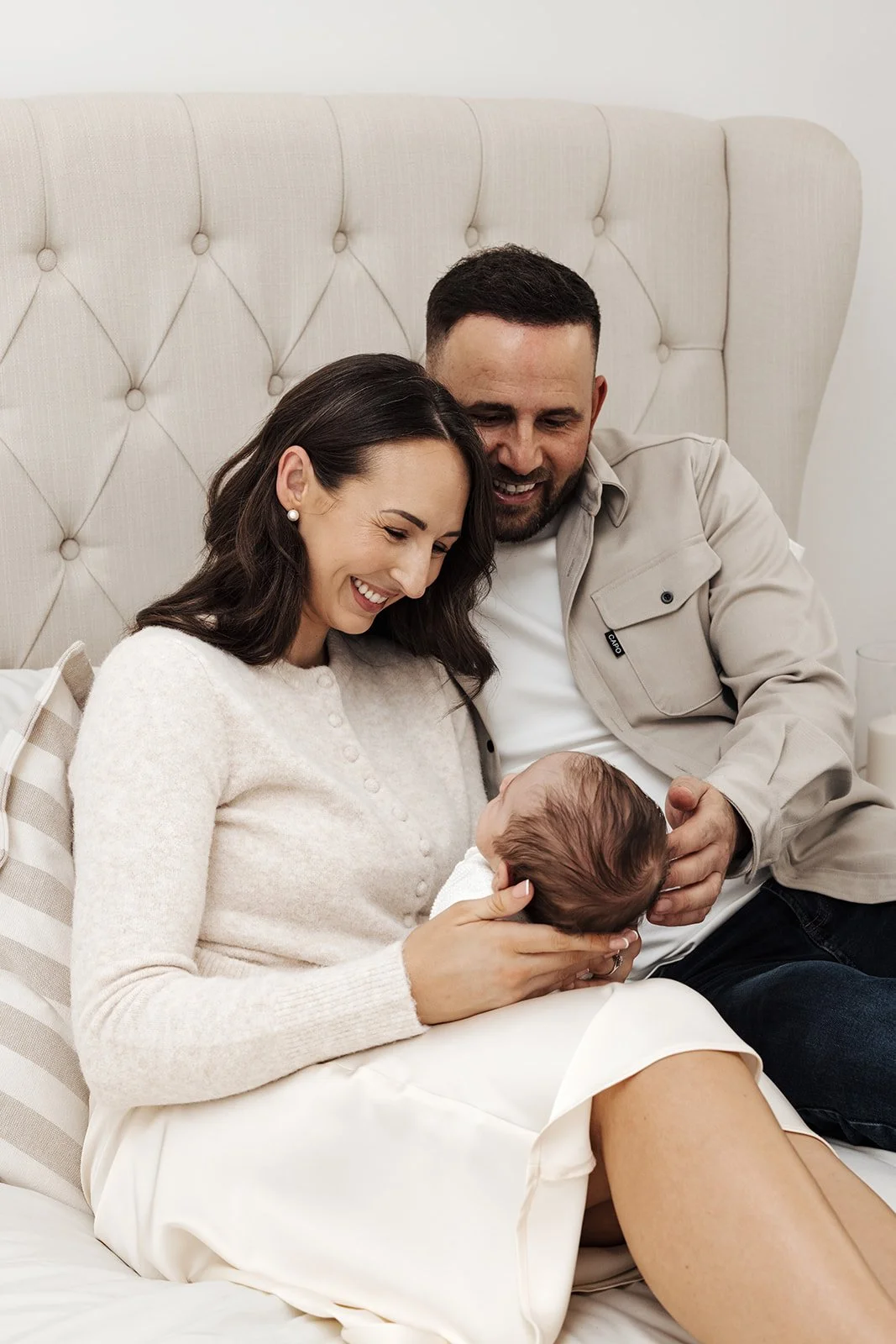 family newborn studio photographer near me in plymouth devon