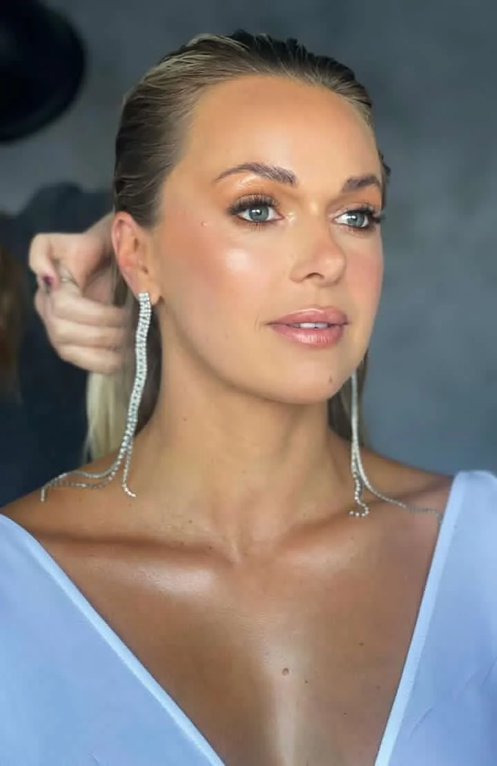 Studio and sunset portraits capture expecting mothers in styled outfits, professional hair & makeup, and timeless, memorable images.