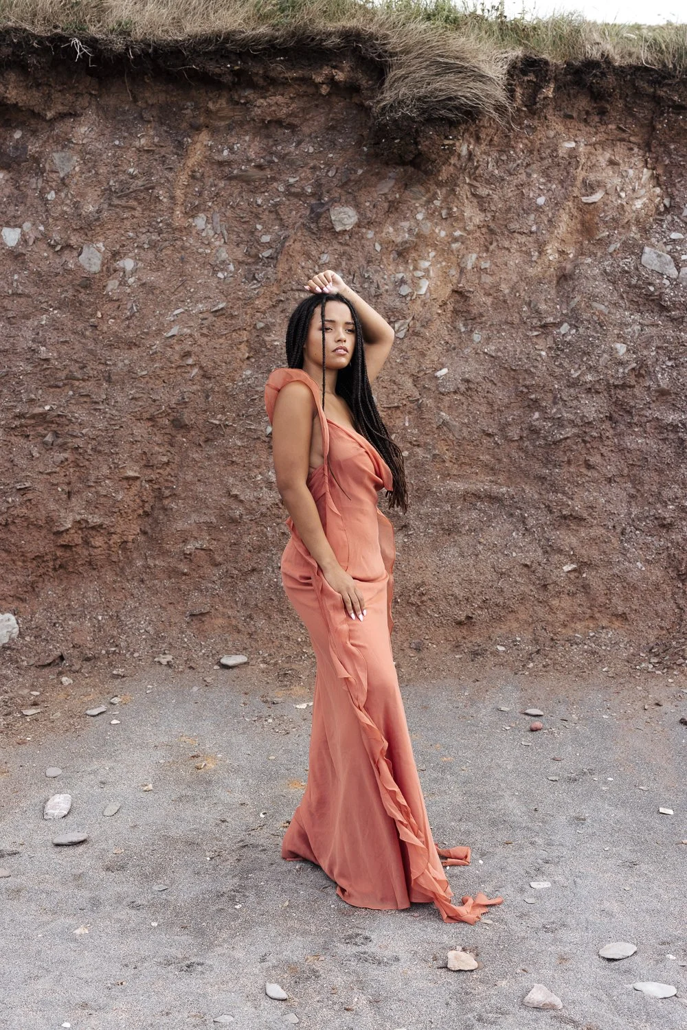 Self love and confidence photography session by Devon photographer in Plymouth, woman at the seaside.