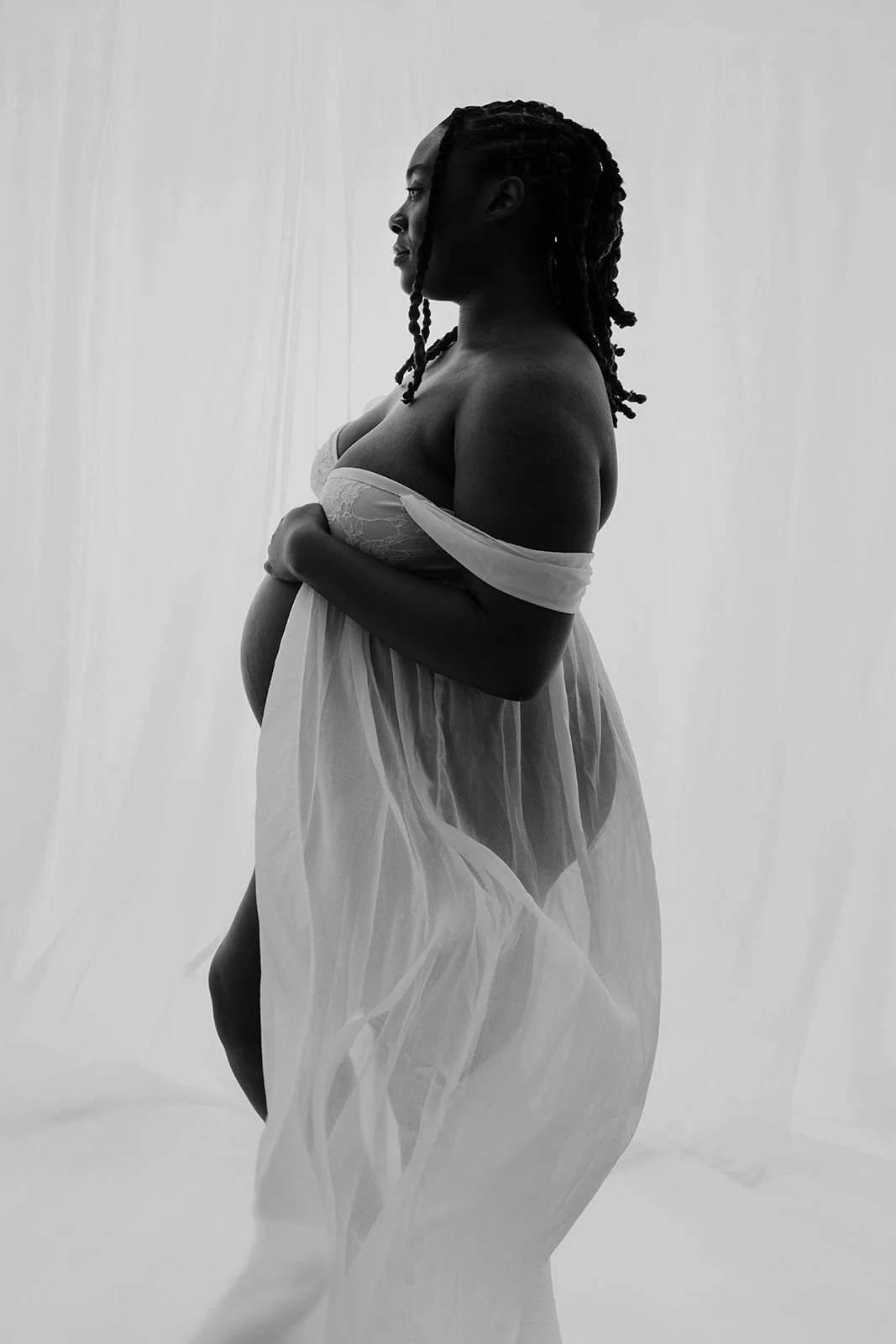 maternity photography in the studio in plymouth devon