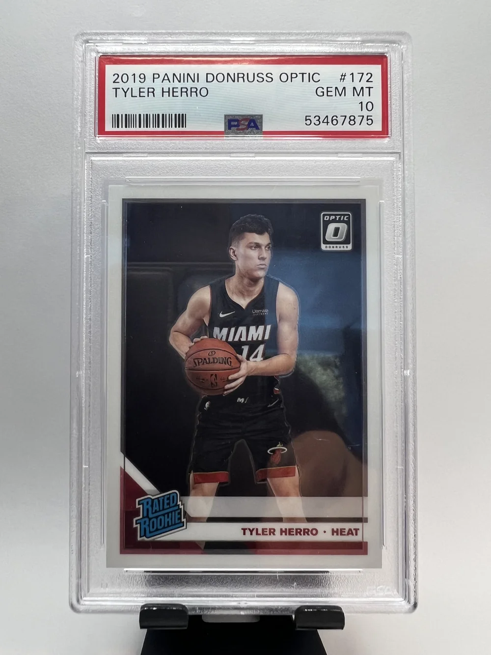 2019 Panini Donruss Optic Tyler Herro #172 Gem Mint Psa 10 Rookie 