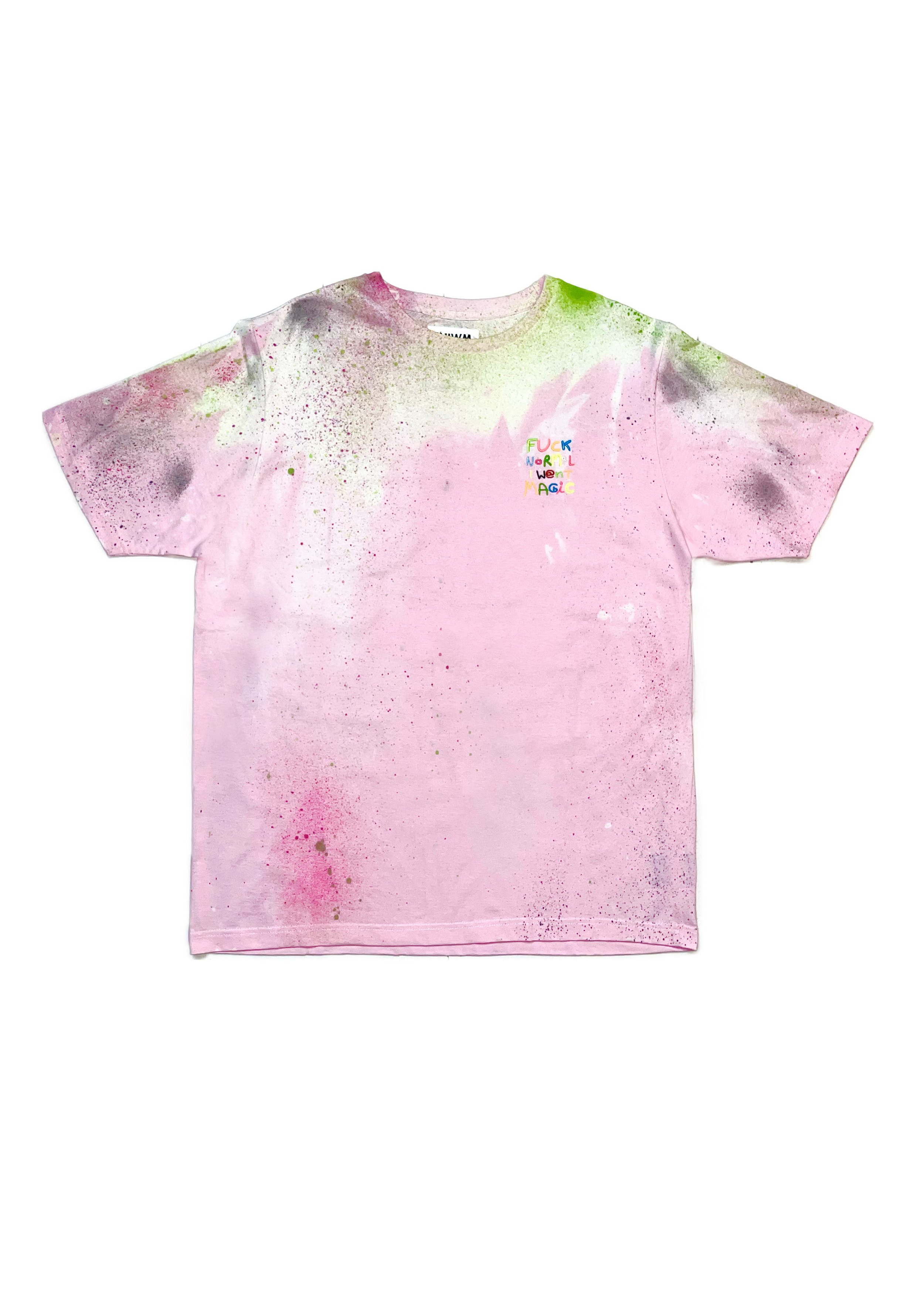 %22Fuck Normal I Want MAgic%22 TShirt Pink Acid .jpg
