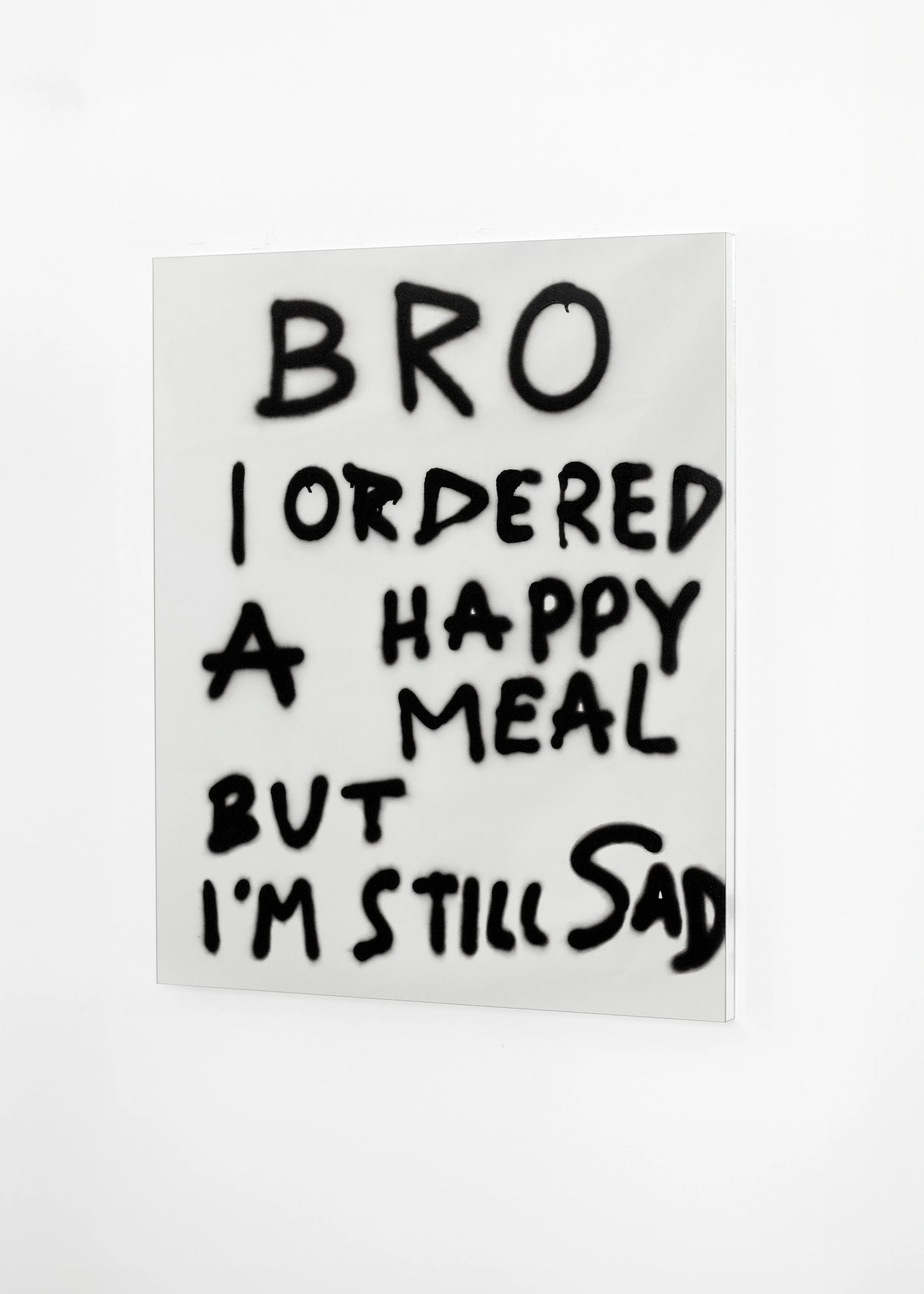 "Bro" 120x100x5 cm ,mirror, paint 2024_3_VONMOTZ.com.jpg