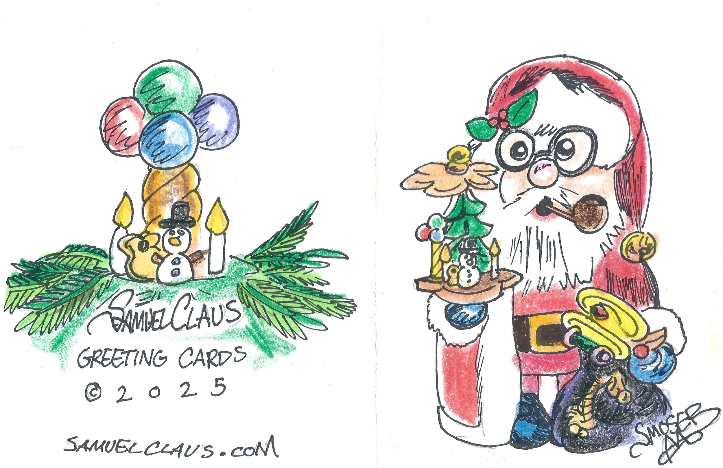 Clockmaker Santa - scan - front.jpg