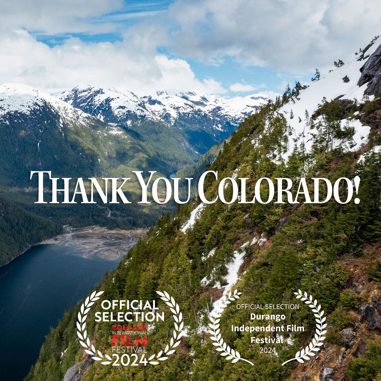 Dear Colorado,

Thank you for having us!! We will be screening this weekend at both the @boulderfilmfestival and the @durangoindependentfilm festival.

Boulder:

TONIGHT (March 1st) at 5pm at the @gracecommonschurch 
Saturday March 2nd at 7:30pm at t