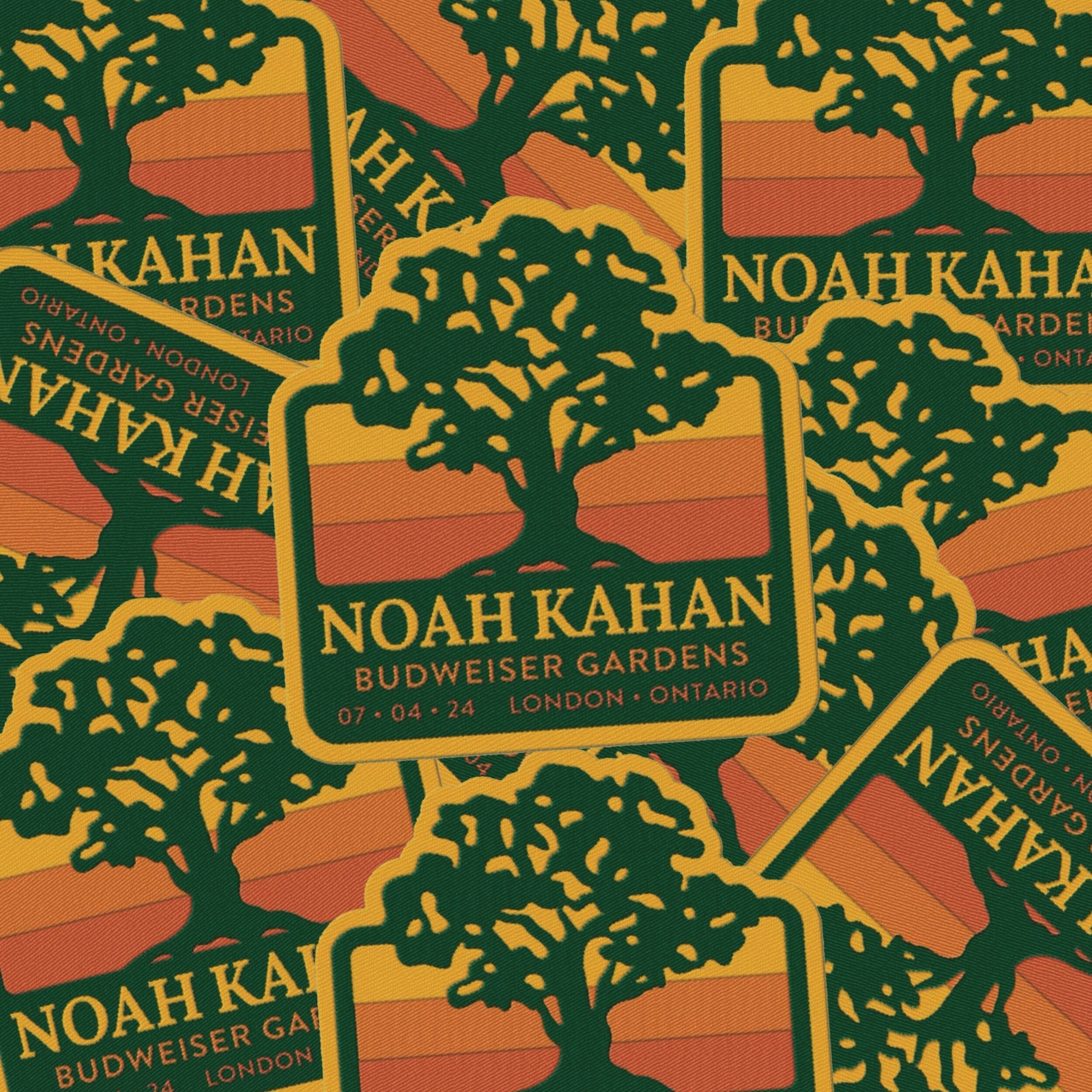 Here&rsquo;s another patch I had the pleasure of designing for @noahkahanmusic &lsquo;s Canadian tour.

London is nicknamed the &lsquo;Forest City&rsquo; and I just had to recreate the infamous &lsquo;Meeting Tree&rsquo; a 700 year old white oak tree