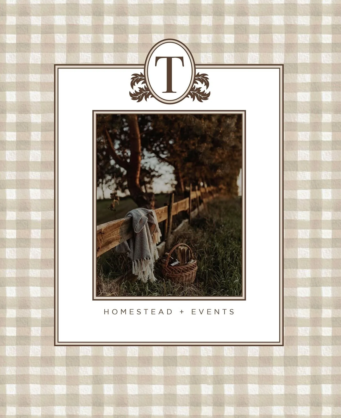 Structure and calm &mdash; clean lines, measured spacing, everything exactly where it should be with a &lsquo;lil Scottish charm. More for Thistle Homestead + Events with proof that sometimes I do make pretty things.✌🏼
.
.
.
.
#brandingdesign
#vanco