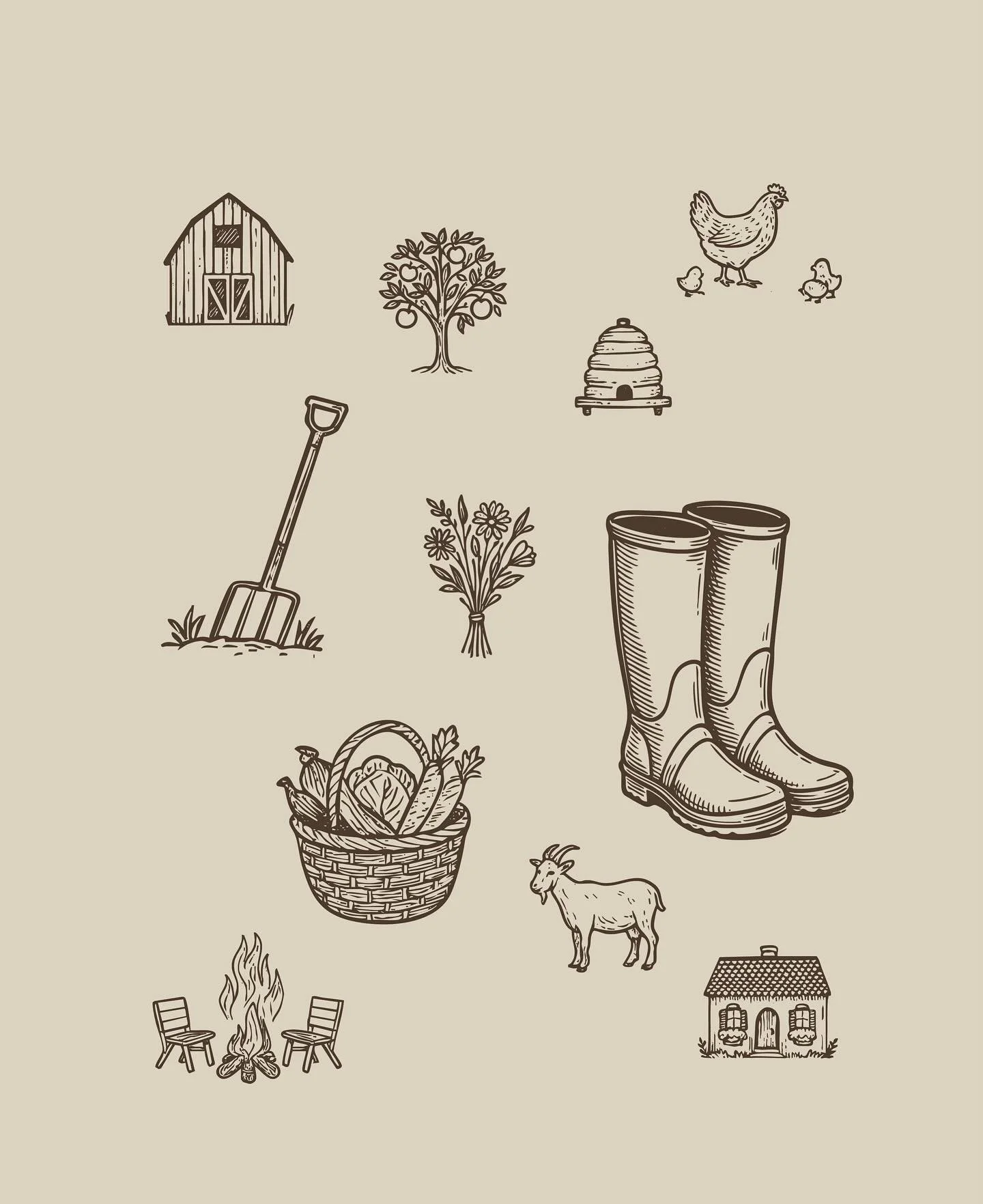 Is a farm brand reaaaaaaally complete without some gritty &lsquo;lil illustrations? More for Thistle Homestead + Events - coming soon.✌🏼
.
.
.
.
#brandingdesign
#vancouverislanddesigner
#farmtotable
#typographylove
#cariboucreative
#sustainabledesig