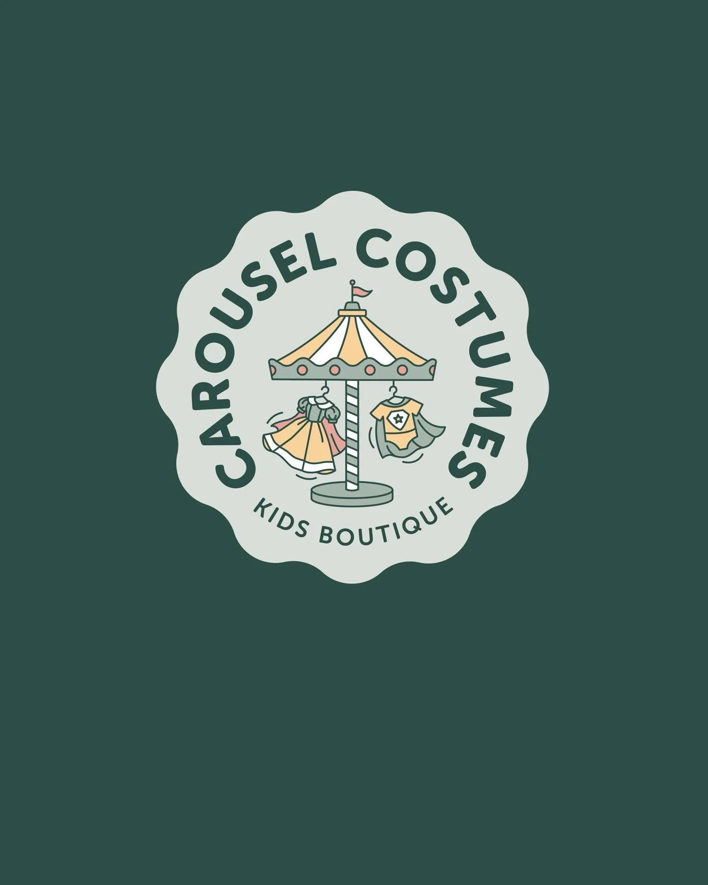 One of those projects from 2025 that makes me smile.

Designing the Carousel Costumes logo was a delight to create, from the nostalgic carousel details to the playful movement built into the mark. 

I especially love working with businesses like this