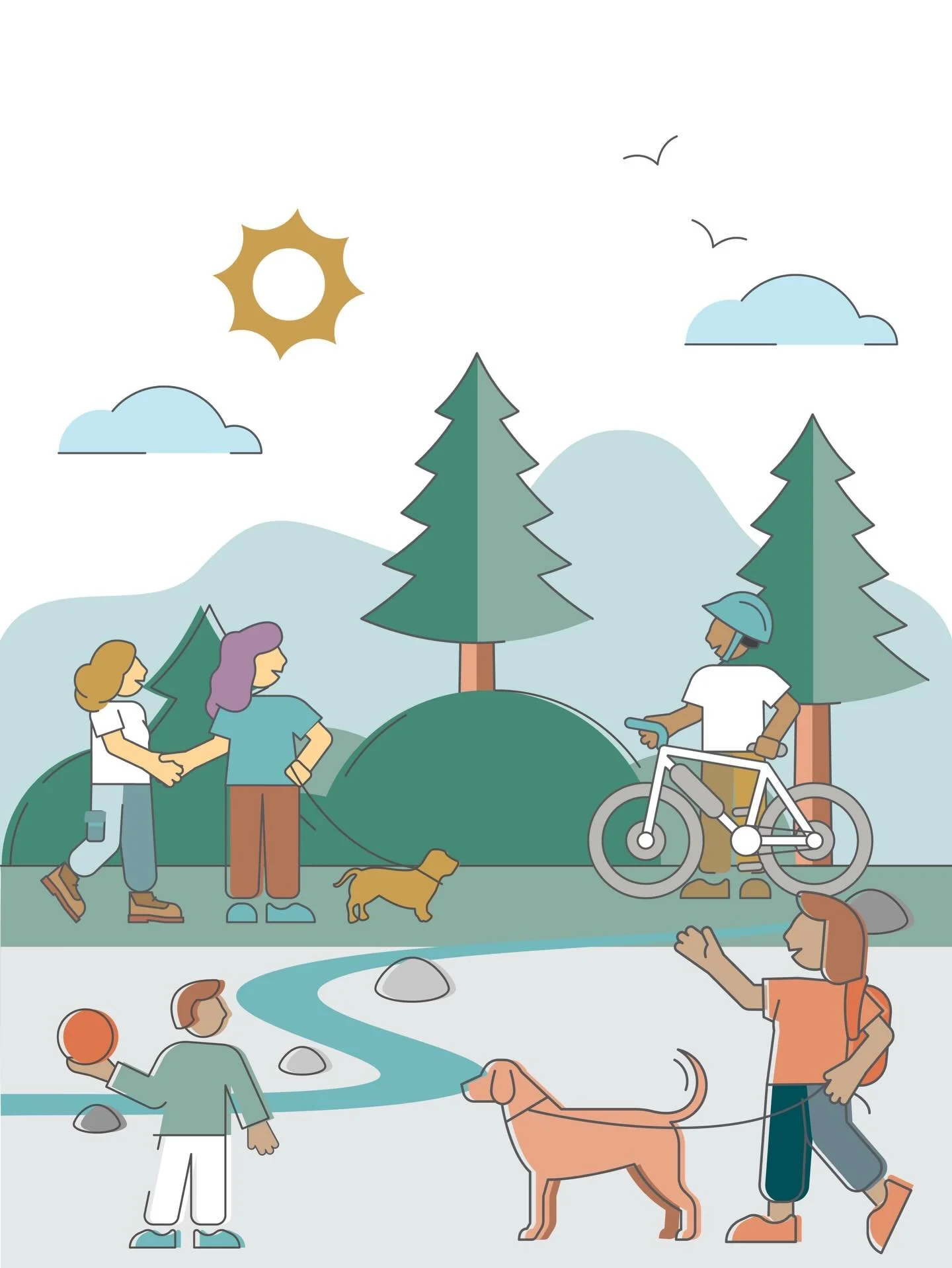 There&rsquo;s something really special about creating for the community you live in. Here&rsquo;s some fun little graphics I created recently for the @cityofcourtenay. Happy Monday friends.✌🏼
.
.
.
.
.
#CourtenayBC #GraphicDesignLife #DesignInTheWil