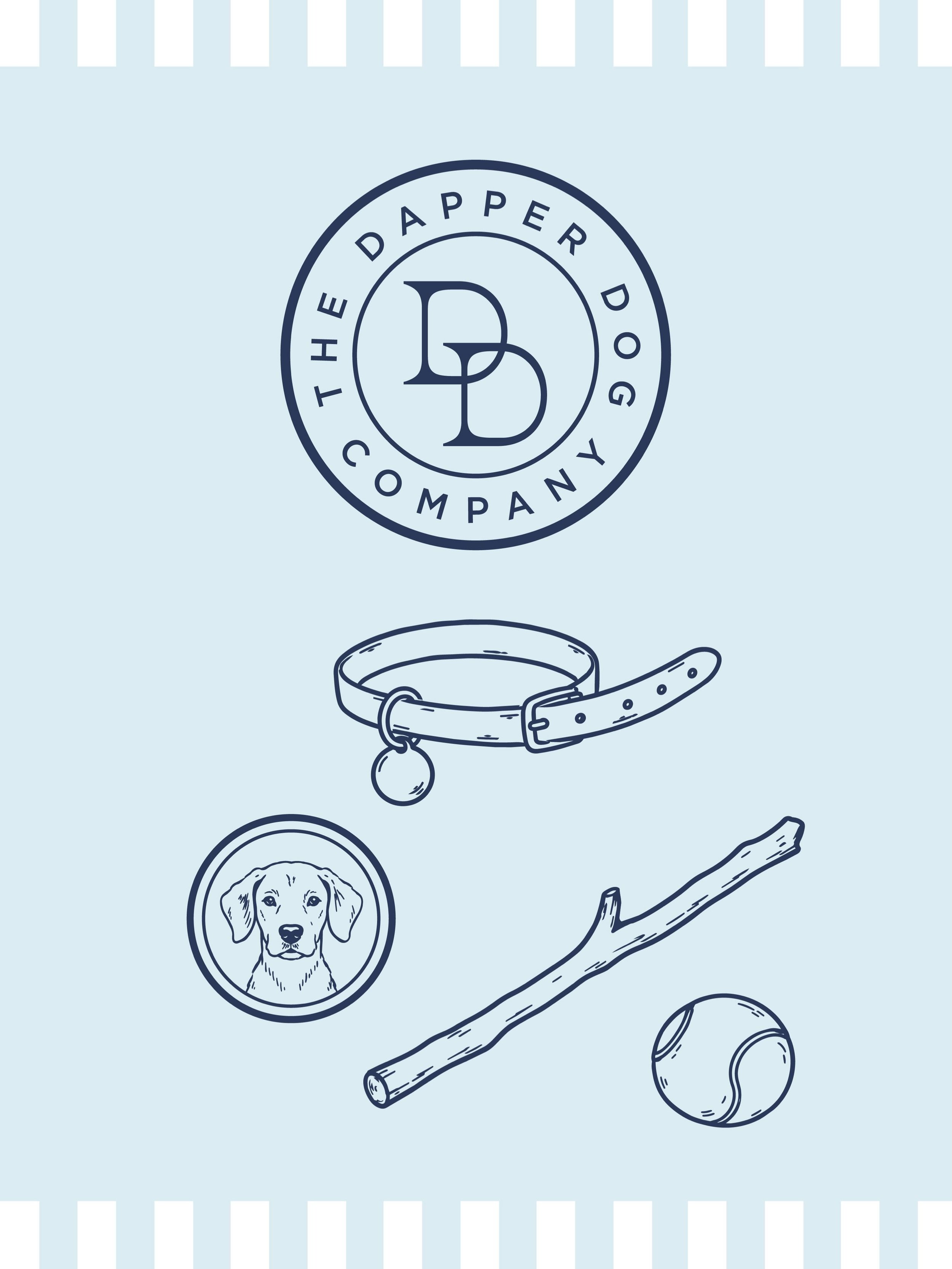 Back in the saddle after a little holiday break and feeling extra grateful for all the projects rolling in lately, including this little dapper doggy. Give me a hand drawn, sketchy graphic opportunity with movement and charm any day.

A little note a