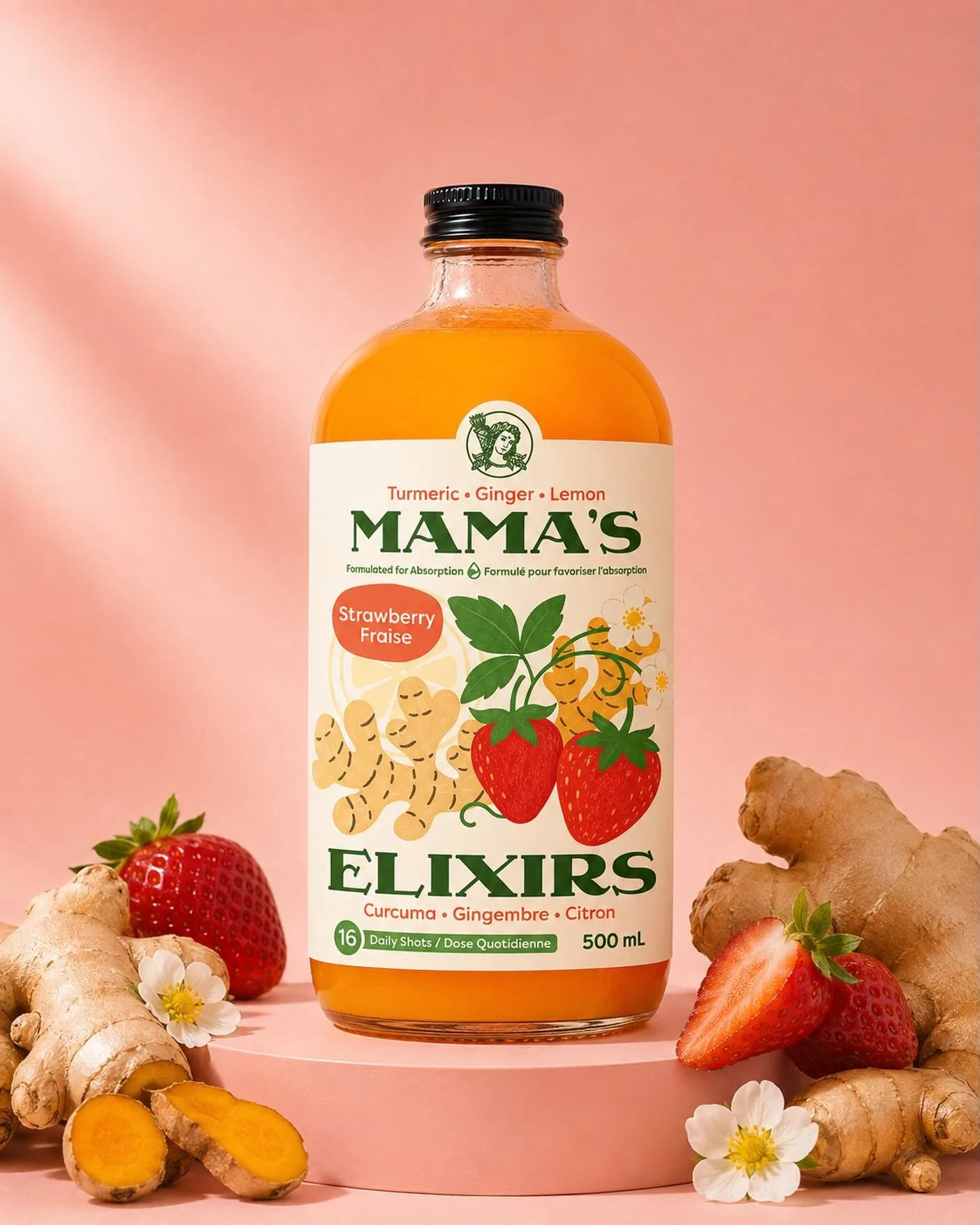 From 22 bottles hand-delivered around Salt Spring Island to a 12,500-sq ft production facility and stores all across Canada.

Moonshine Mama&rsquo;s started in Mel&rsquo;s kitchen, born from her own search for nourishment and healing, and has grown i