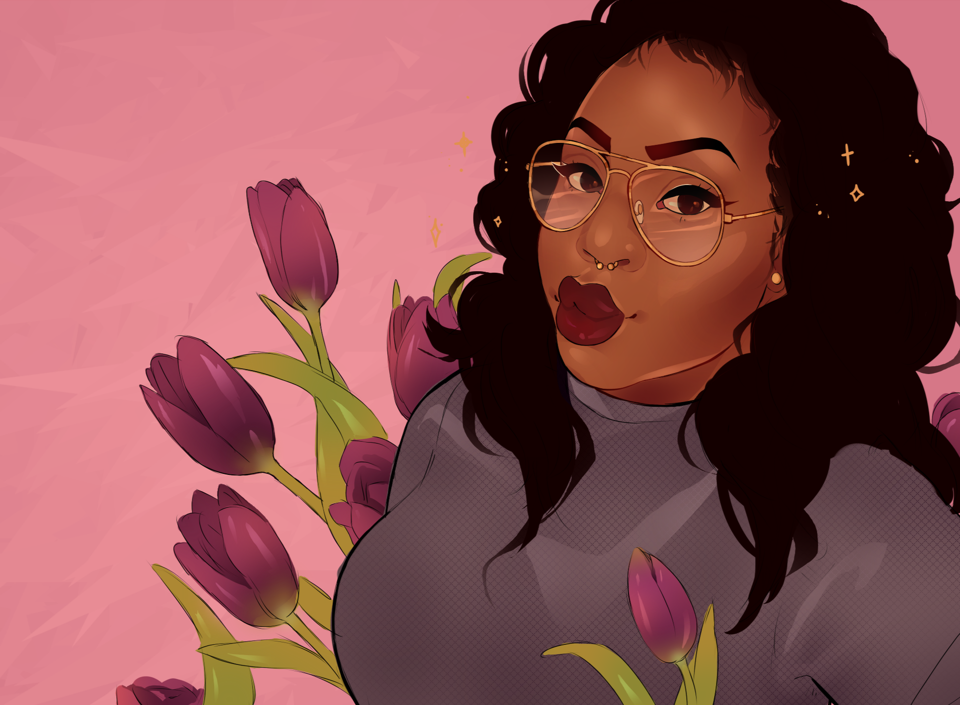 Image of Marissa drawn by tumblr user formerly known as lunaaltare