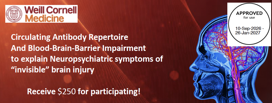 Weill Cornell medicine poster call for study participants