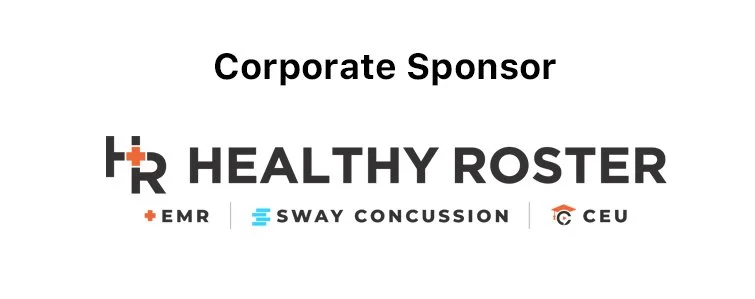 Corporate Partner, Healthy Roster logo, SWAY concussion
