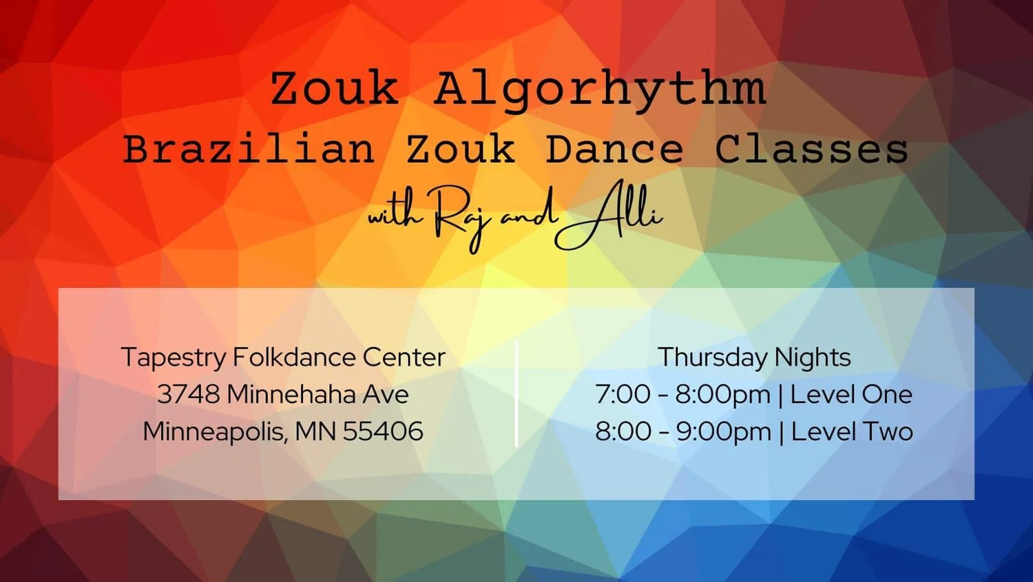 Minneapolis Zouk Classes & Events — Zouk Minneapolis