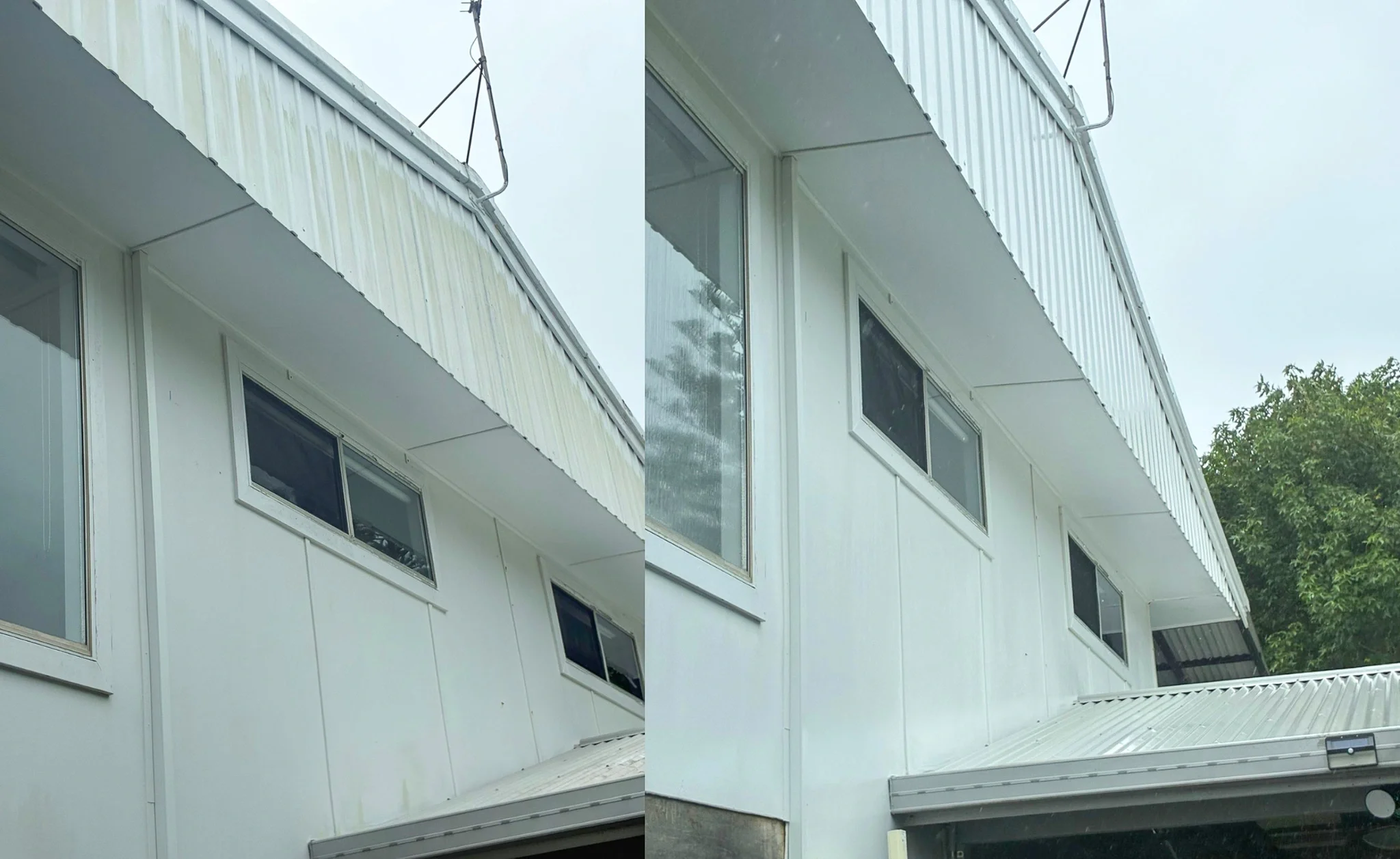 Blackmore's Pressure and Window Cleaning - Before and After Residential Wash-down - Stokers Siding, NSW