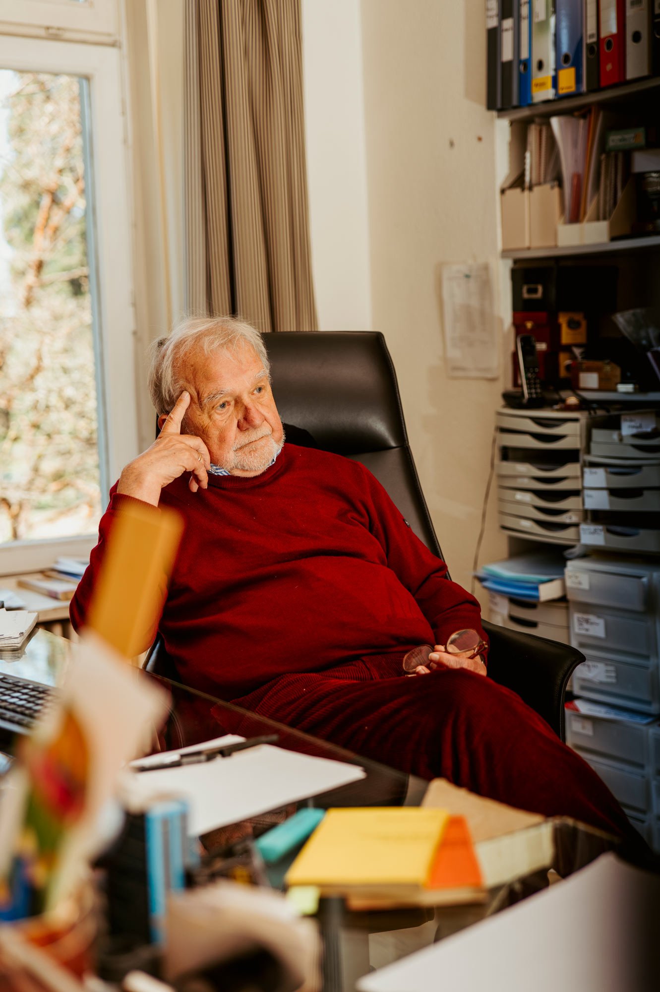 Ruediger Safranski fotografiert von Jeannette Petri für Cicero.