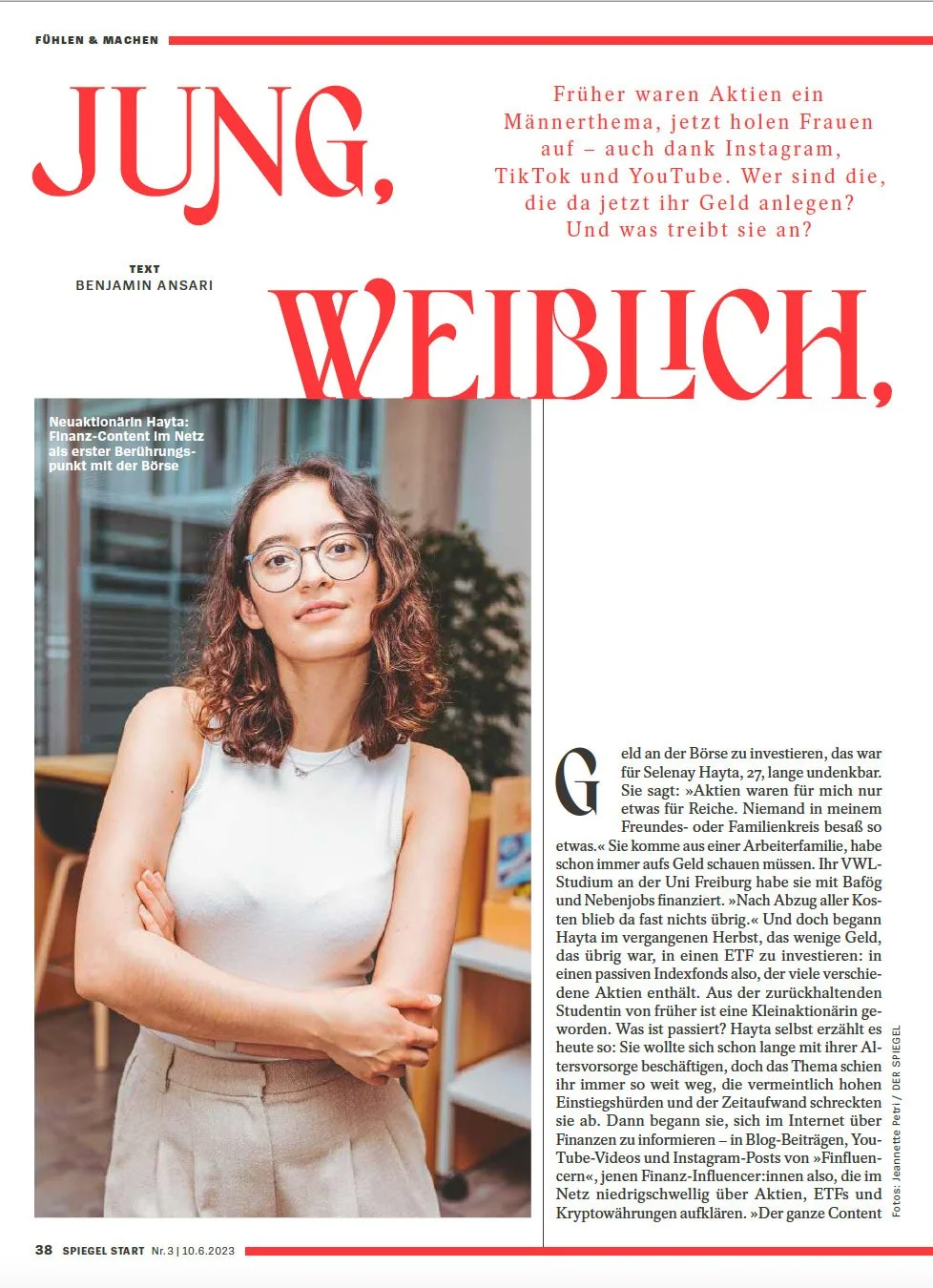 JUNG, WEIBLICH, AKTIONÄRIN! | Spiegel Start