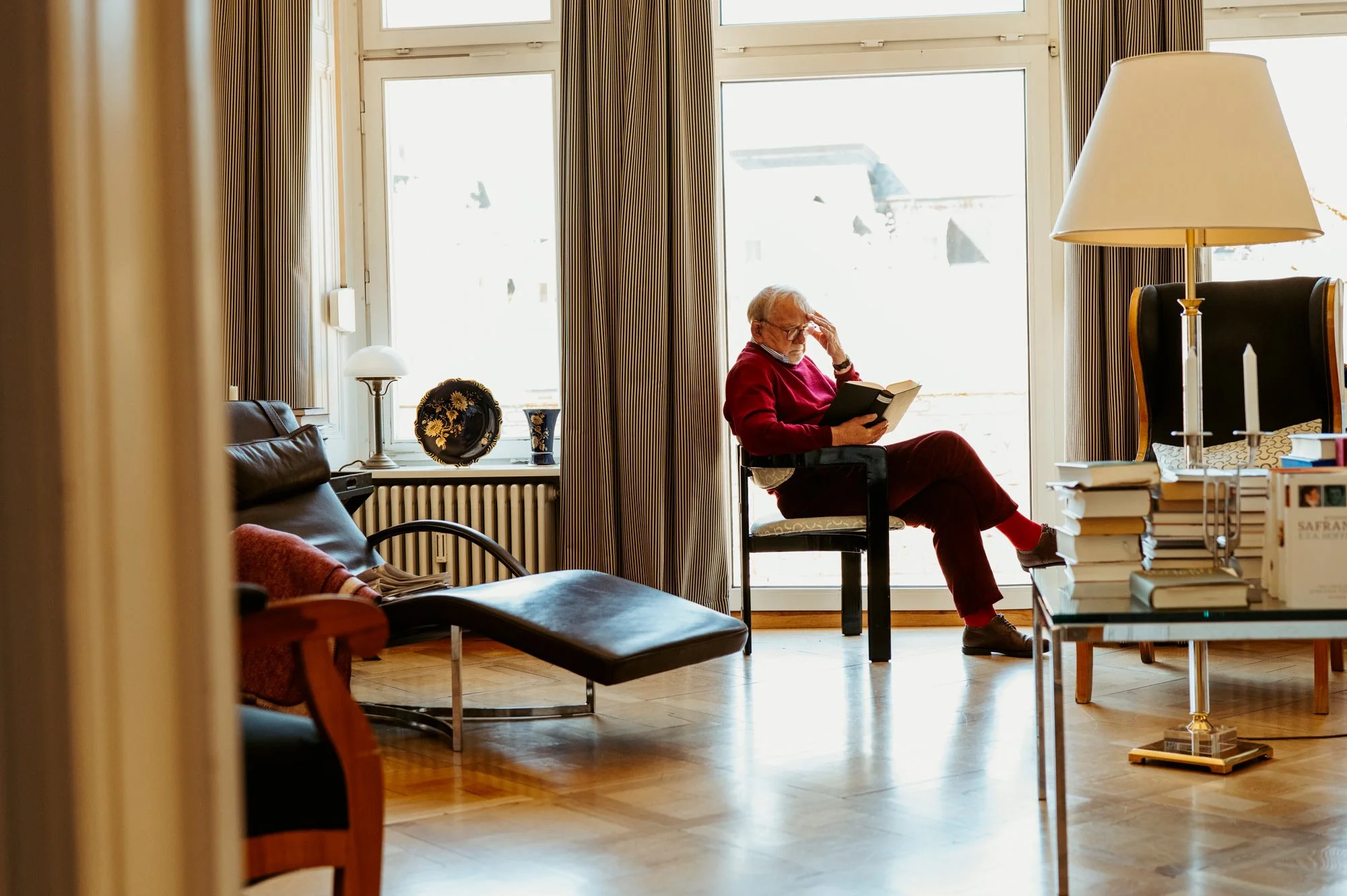 Ruediger Safranski fotografiert von Jeannette Petri für Cicero.