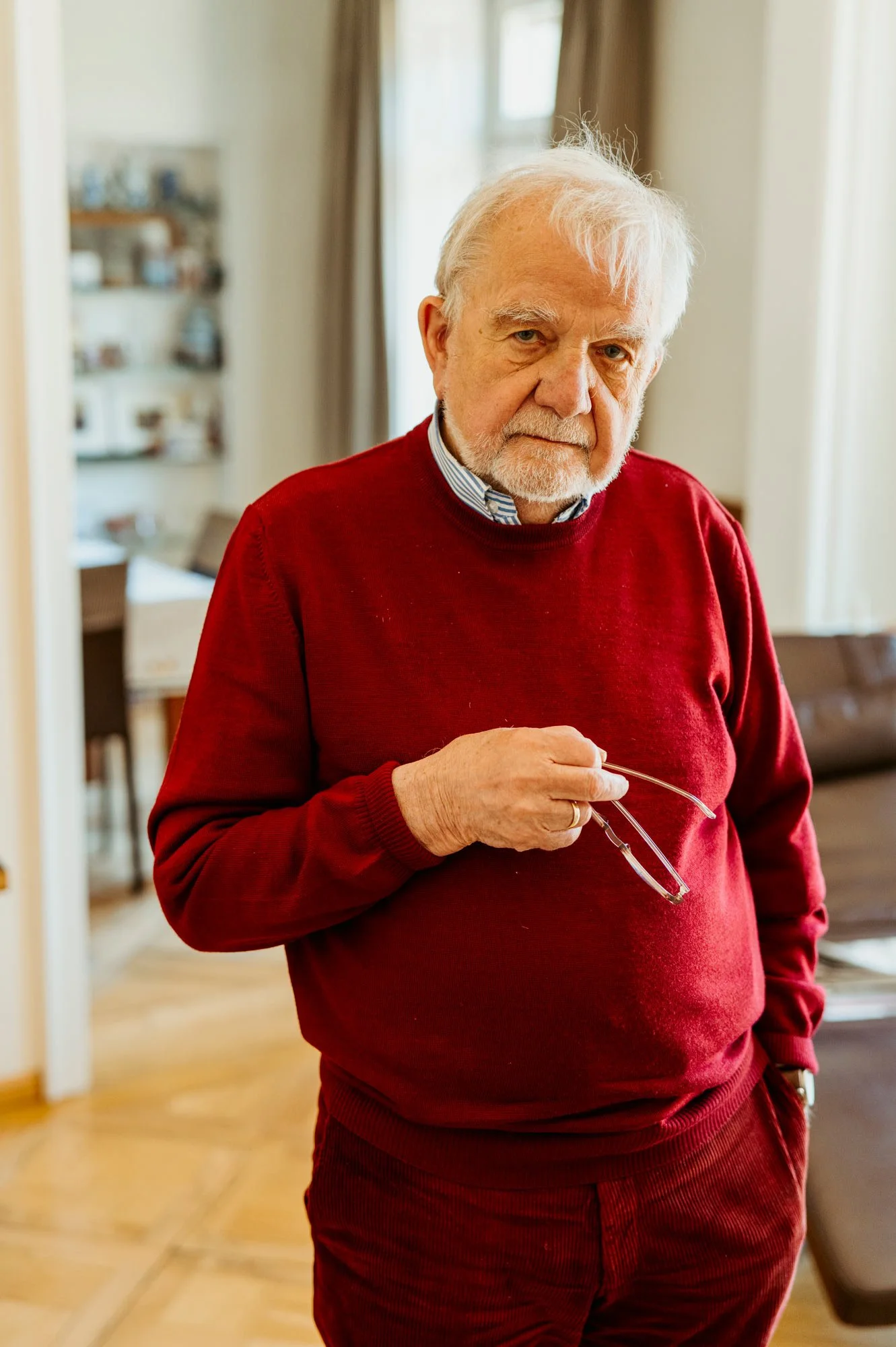 Ruediger Safranski fotografiert von Jeannette Petri für Cicero.