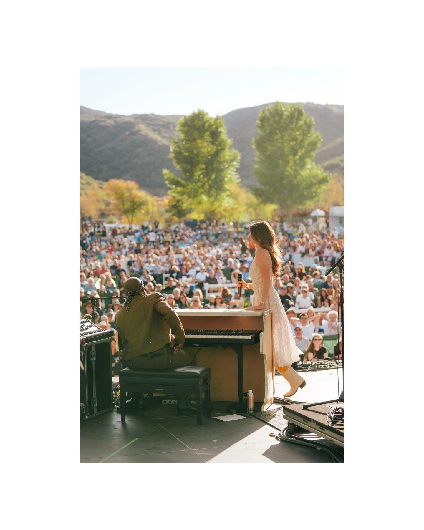 lana del rey at harvest moon gathering for @goldenvoice ✨