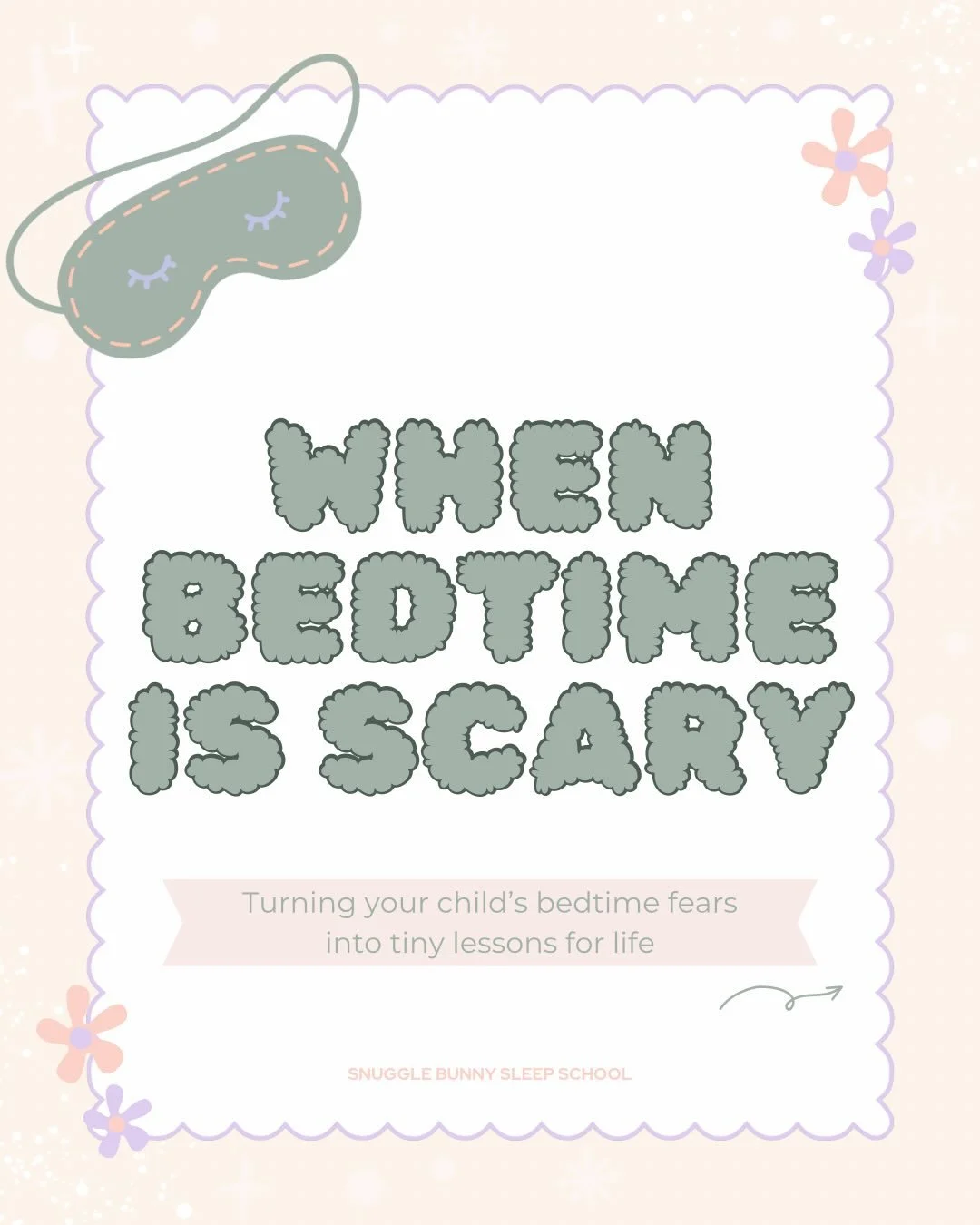When bedtime feels scary, it&rsquo;s actually an opportunity for little life lessons. 

None of these monster sprays. No checking for monsters under the bed!!!!!! 
 
Help your child understand that our minds are strong, and we can choose what we pay 