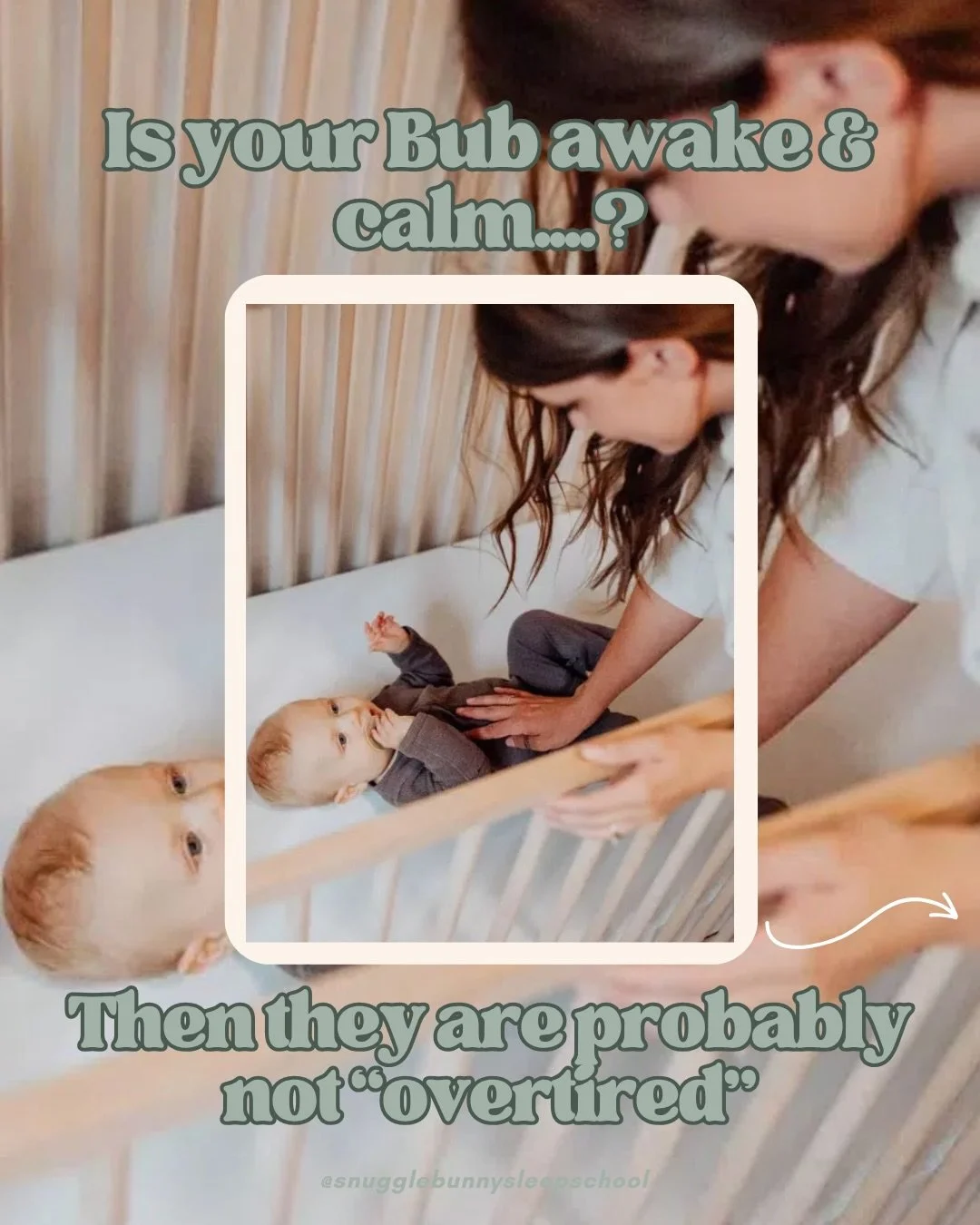 I&rsquo;m going to say it&hellip; I think we&rsquo;re over-diagnosing overtiredness.

Somewhere along the way, we were taught that overtiredness is the dead of all evil and forgot to mention, it&rsquo;s okay if your baby wakes at the 38 minute mark i